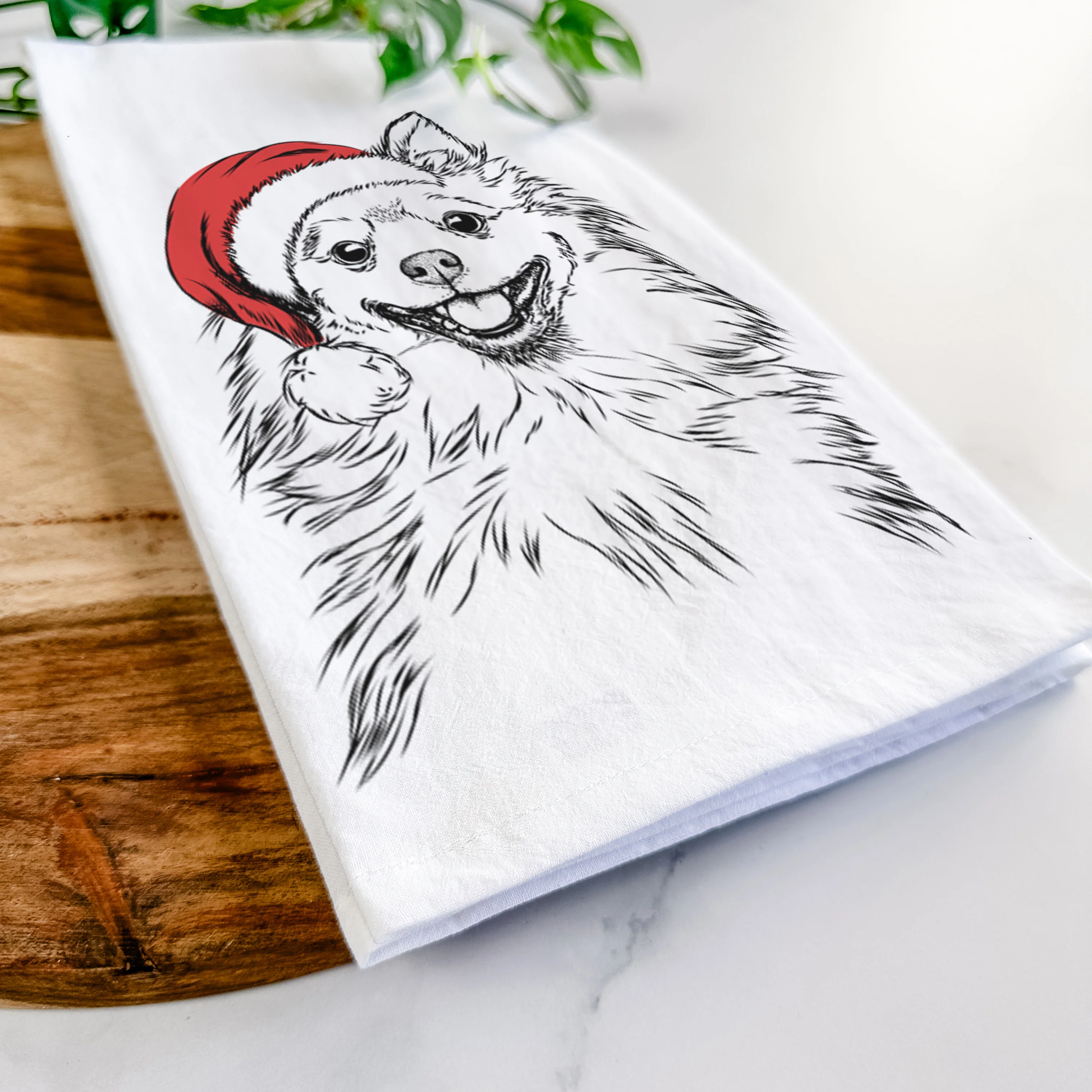 Fibi the Spitz Tea Towel - Image 9