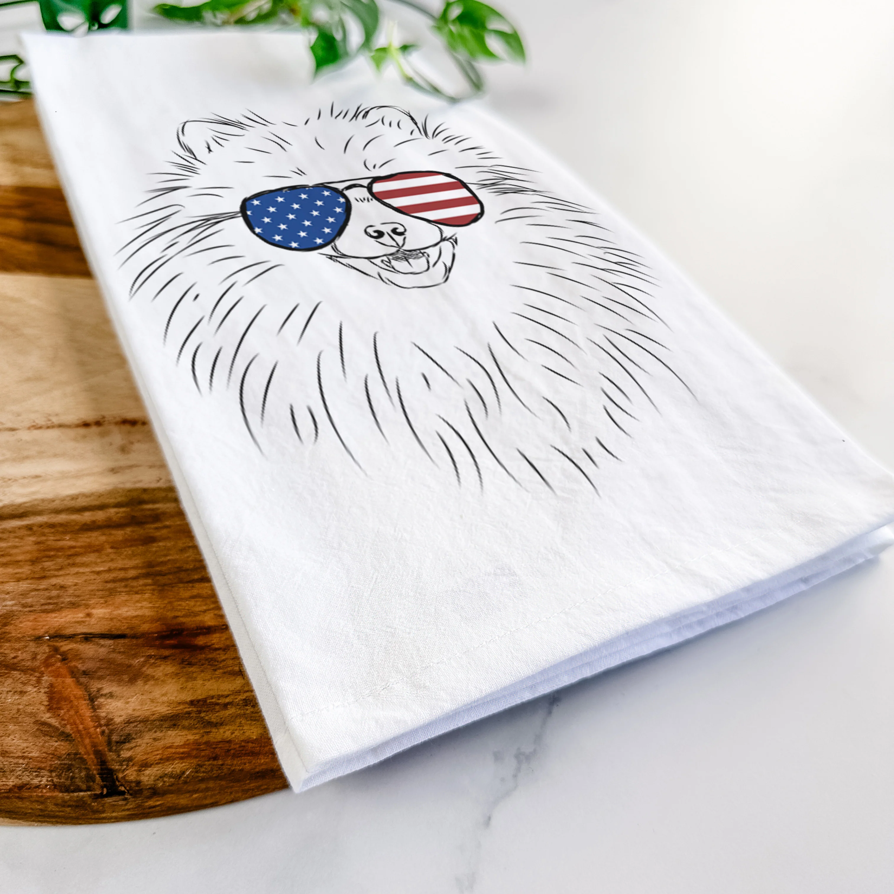 Finn the Pomeranian Tea Towel - Image 12