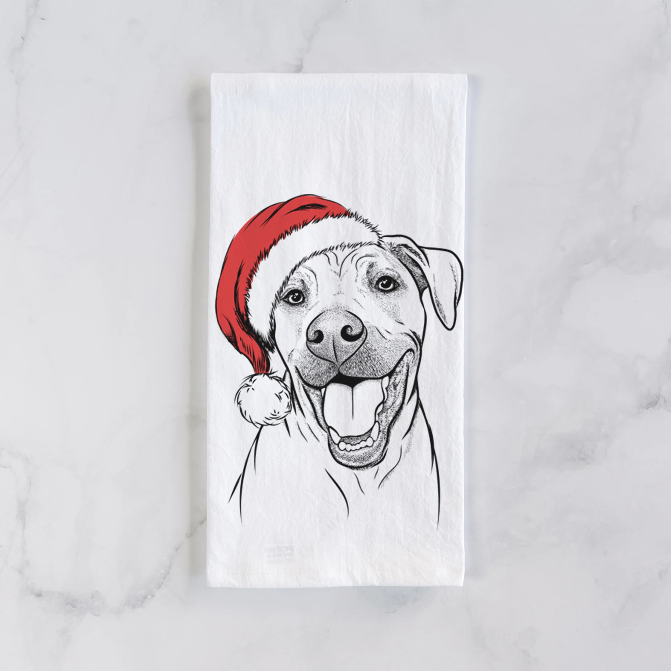 Finn the Hound Mix Tea Towel - Image 2
