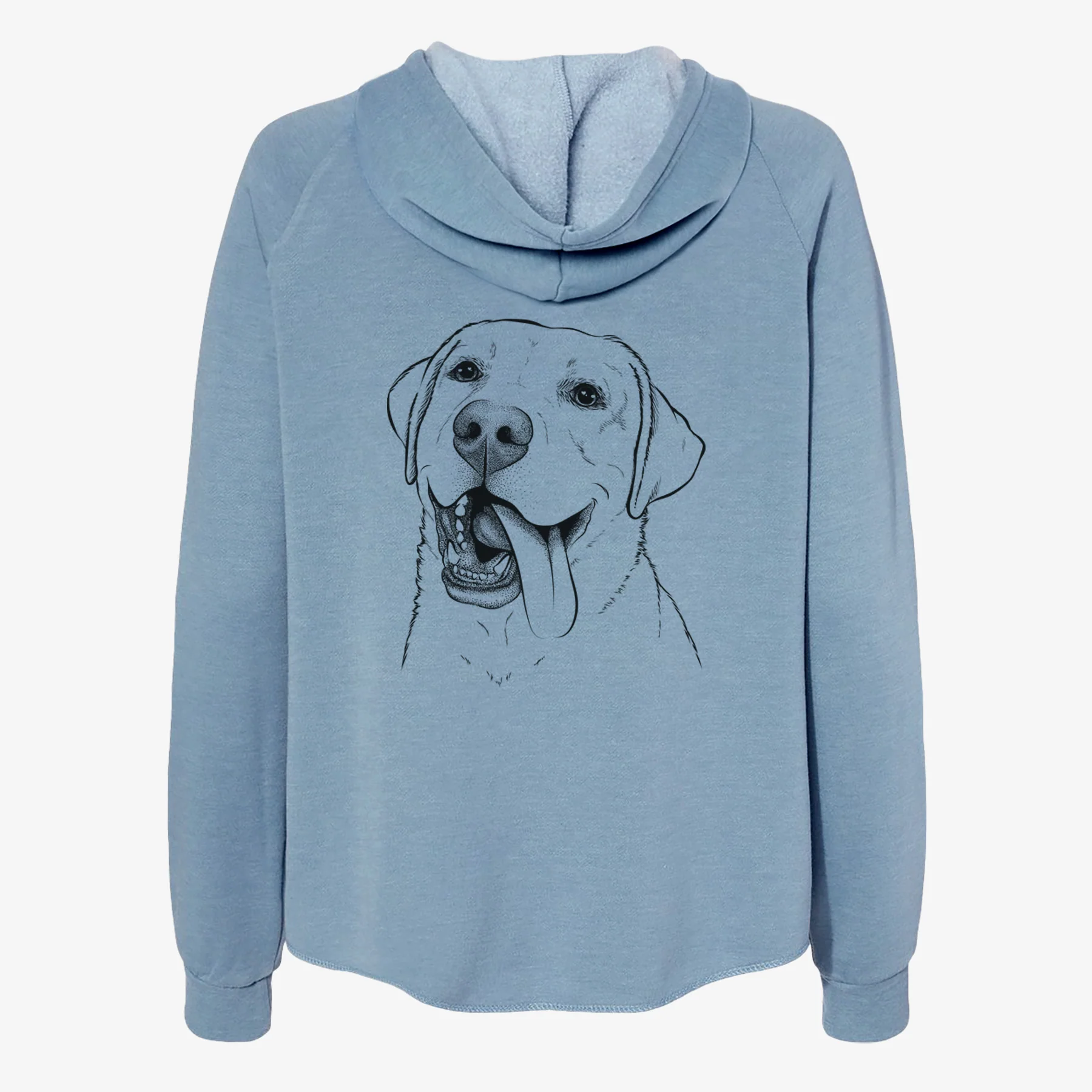 Finn the Labrador Retriever - Women's Cali Wave Zip-Up Sweatshirt - Image 6
