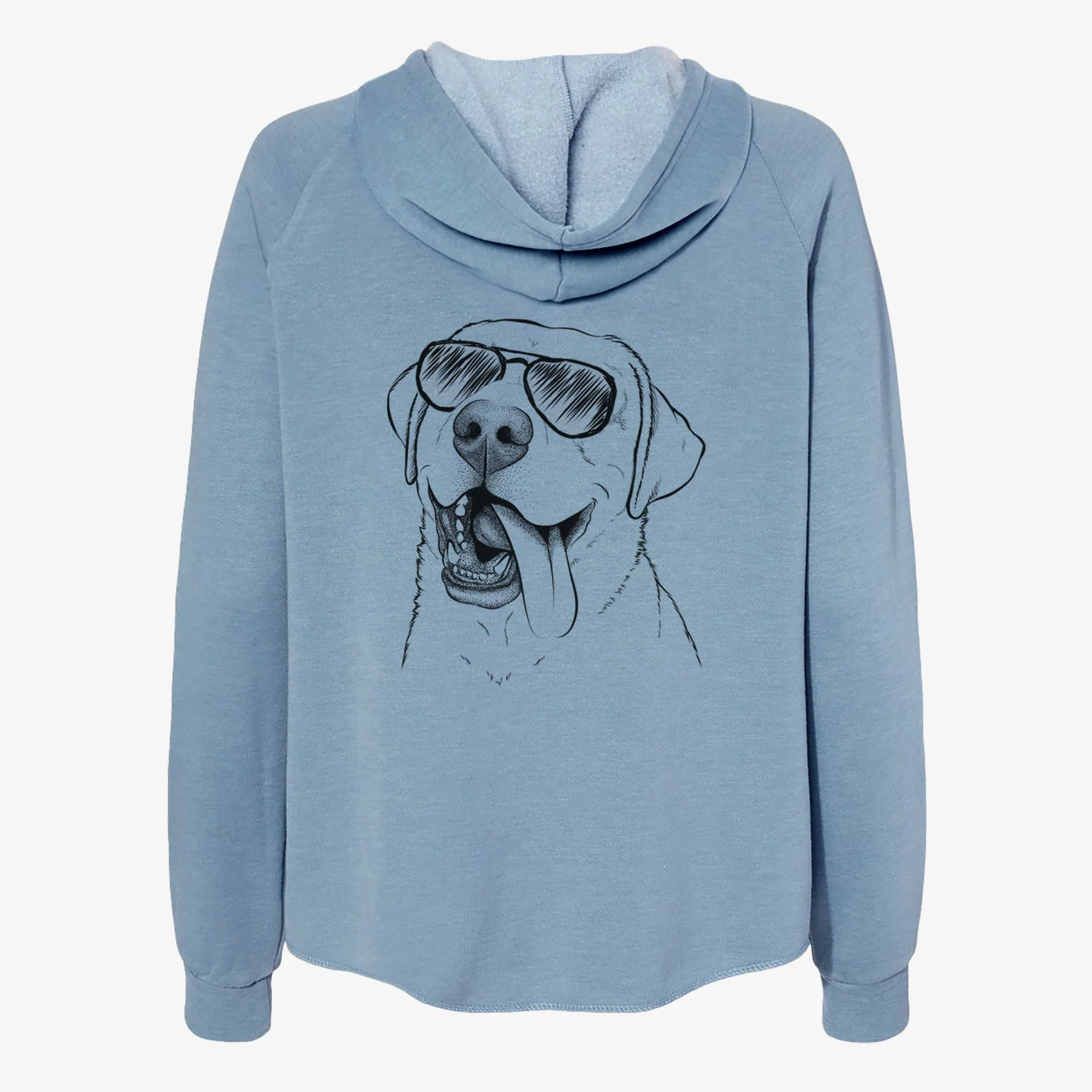 Finn the Labrador Retriever - Women's Cali Wave Zip-Up Sweatshirt - Image 9