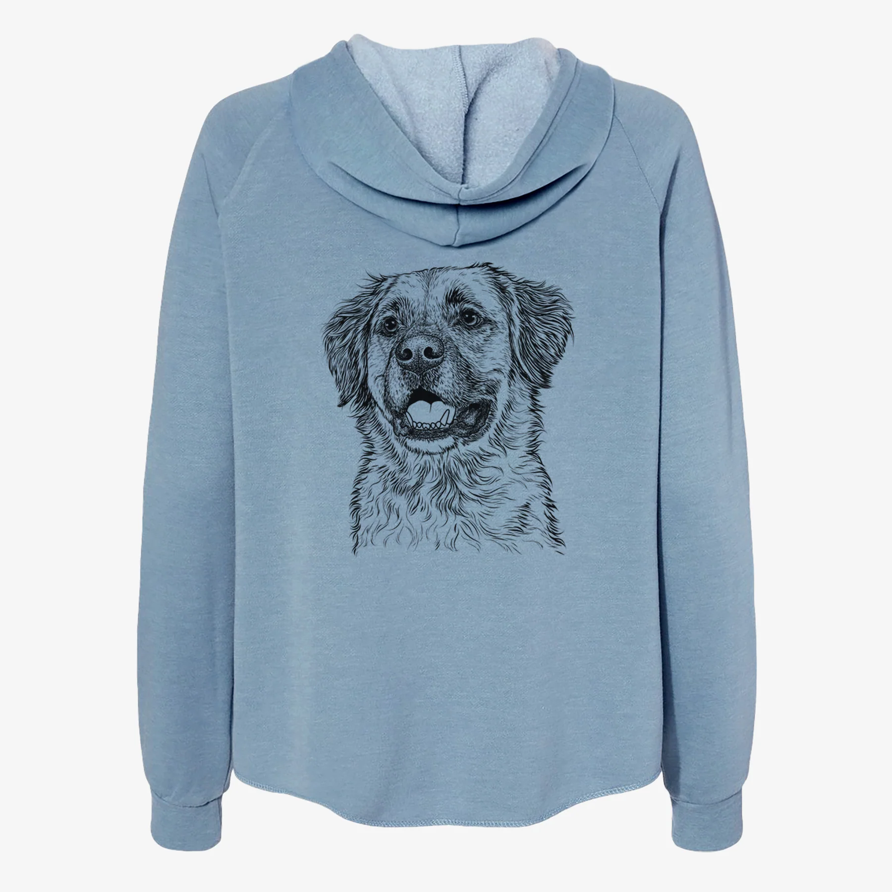 Finn the Mixed Breed - Women's Cali Wave Zip-Up Sweatshirt - Image 6