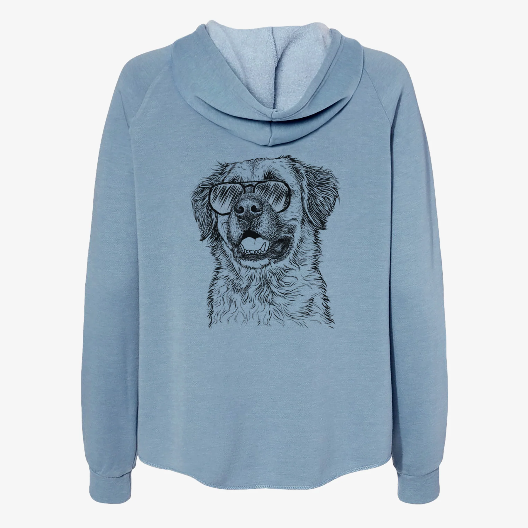 Finn the Mixed Breed - Women's Cali Wave Zip-Up Sweatshirt - Image 9