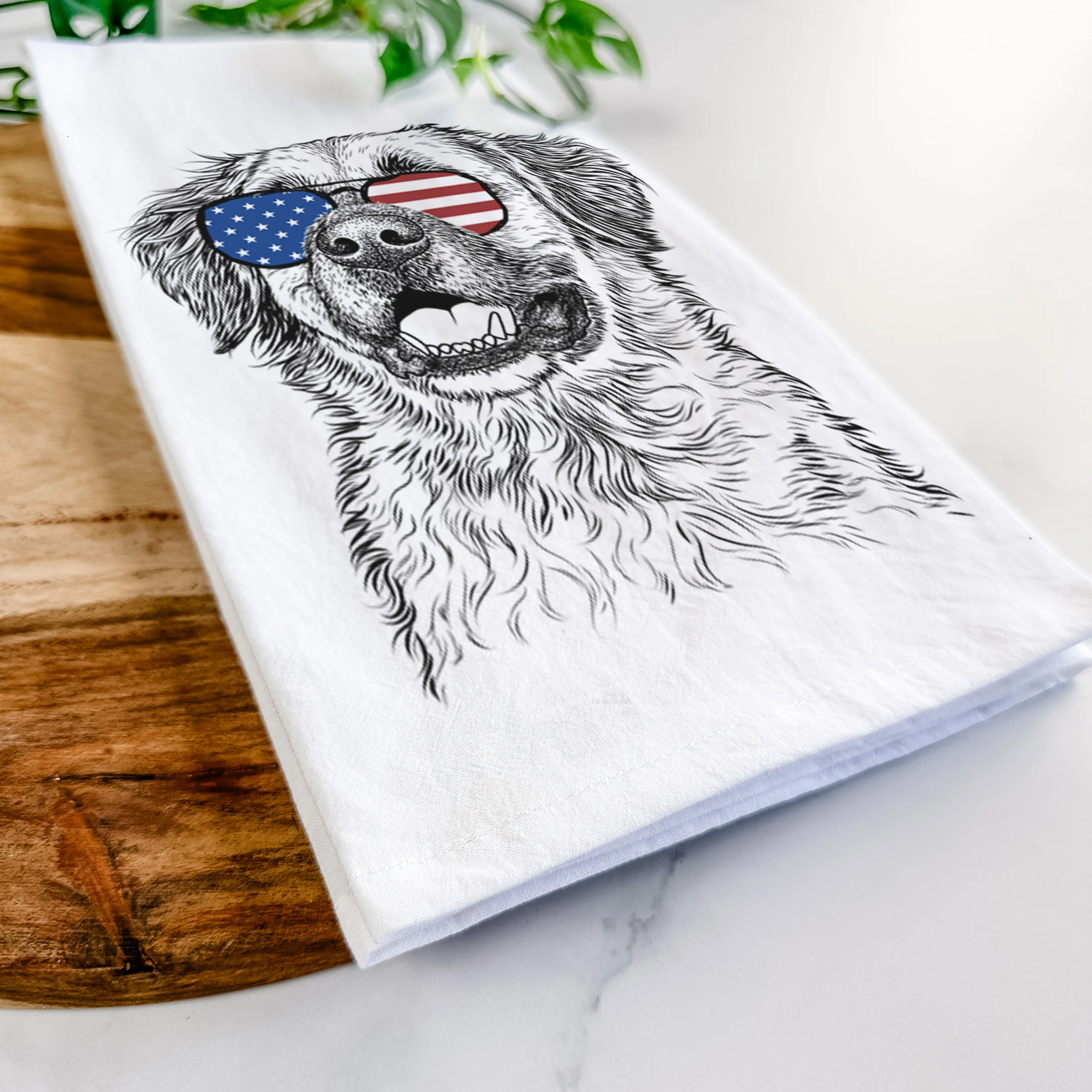 Finn the Mixed Breed Tea Towel - Image 12