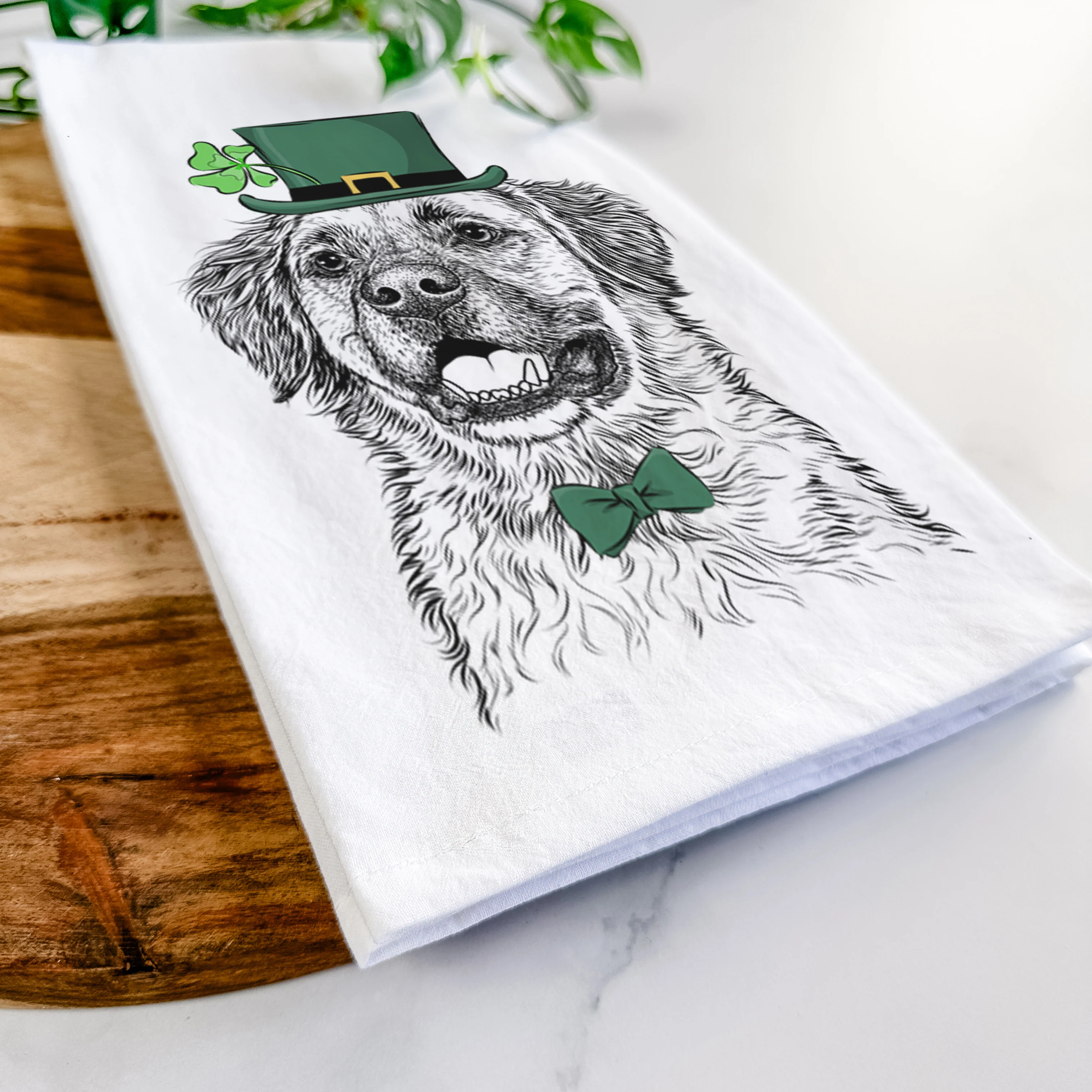Finn the Mixed Breed Tea Towel - Image 13