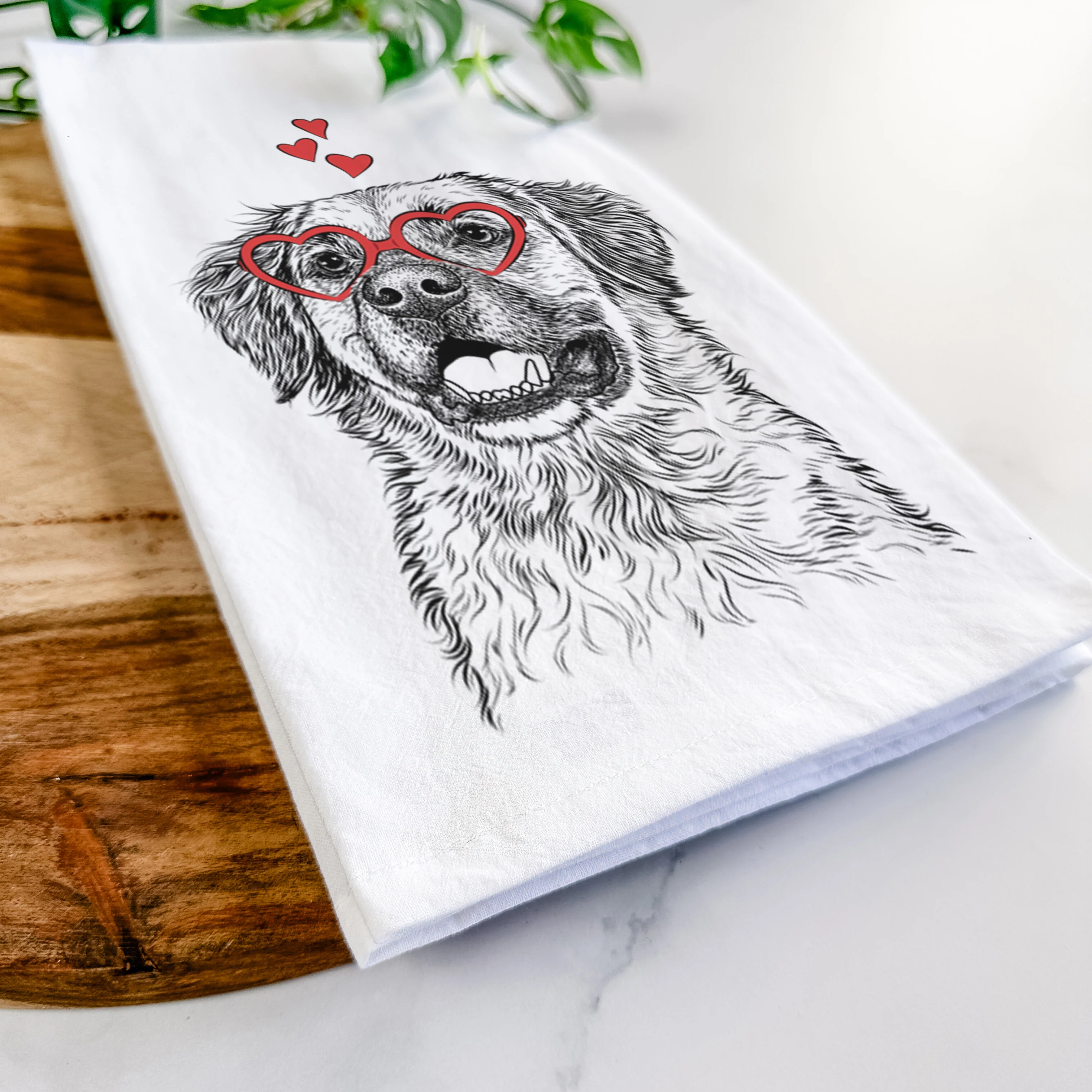 Finn the Mixed Breed Tea Towel - Image 7
