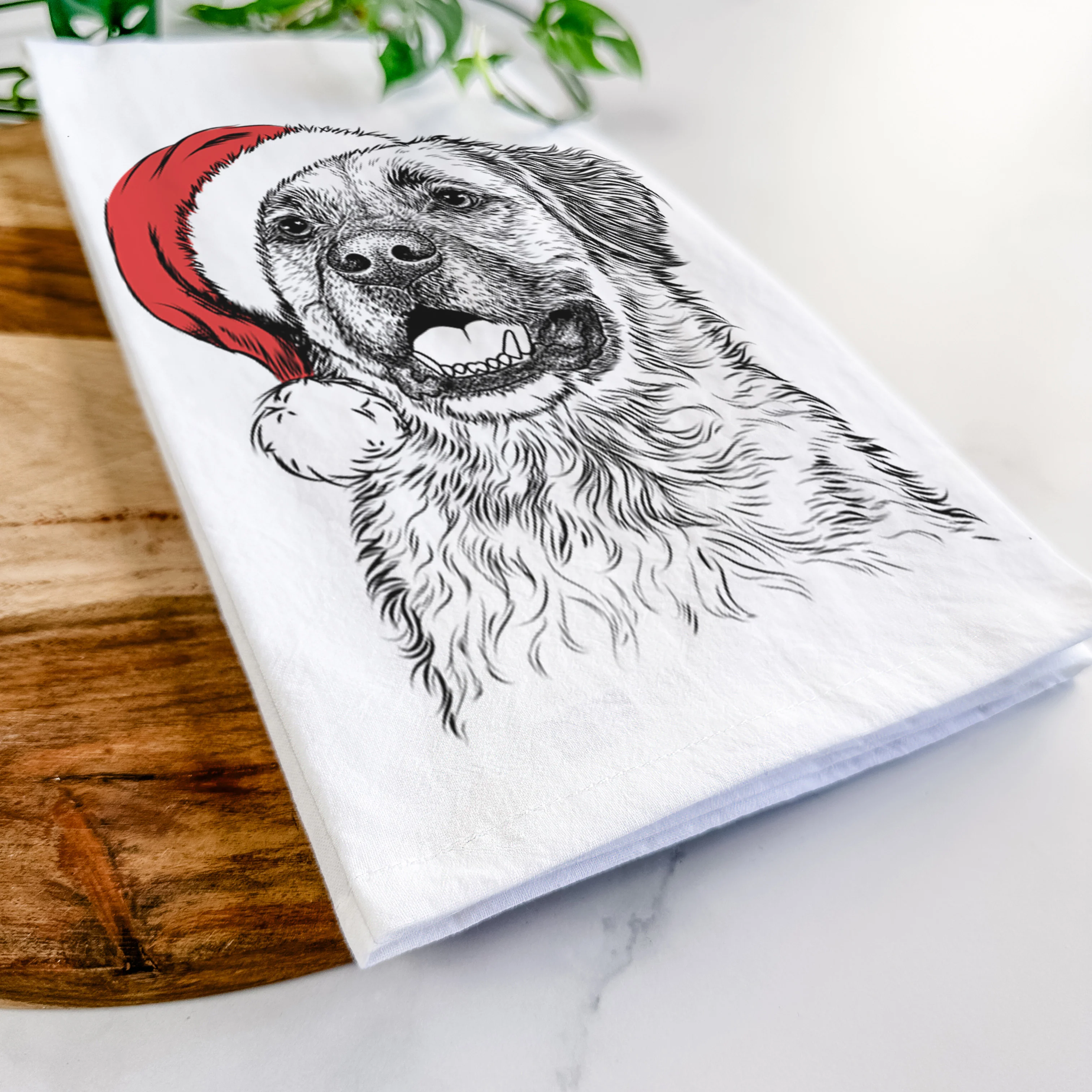 Finn the Mixed Breed Tea Towel - Image 9