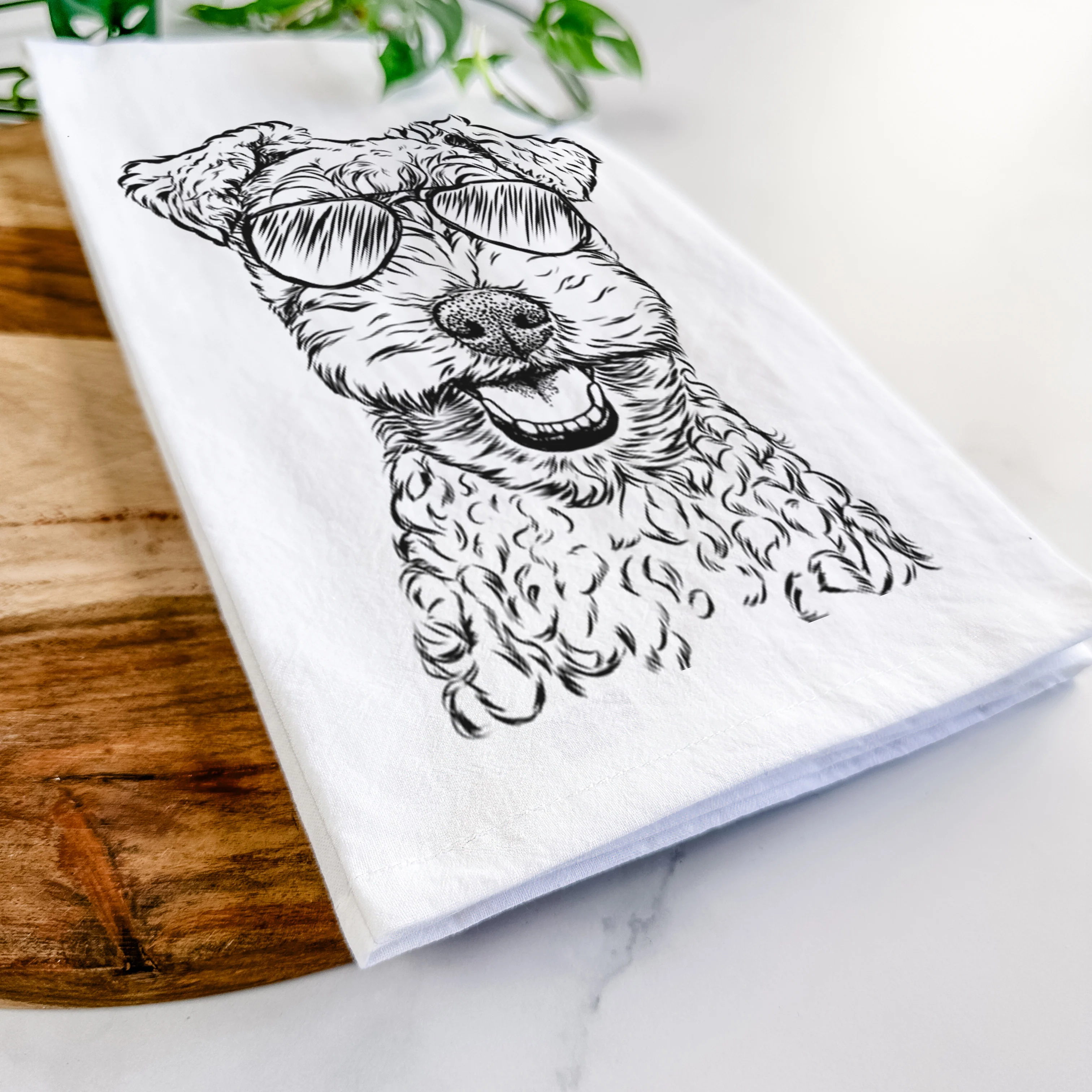 Fintan the Irish Troodle Tea Towel - Image 6