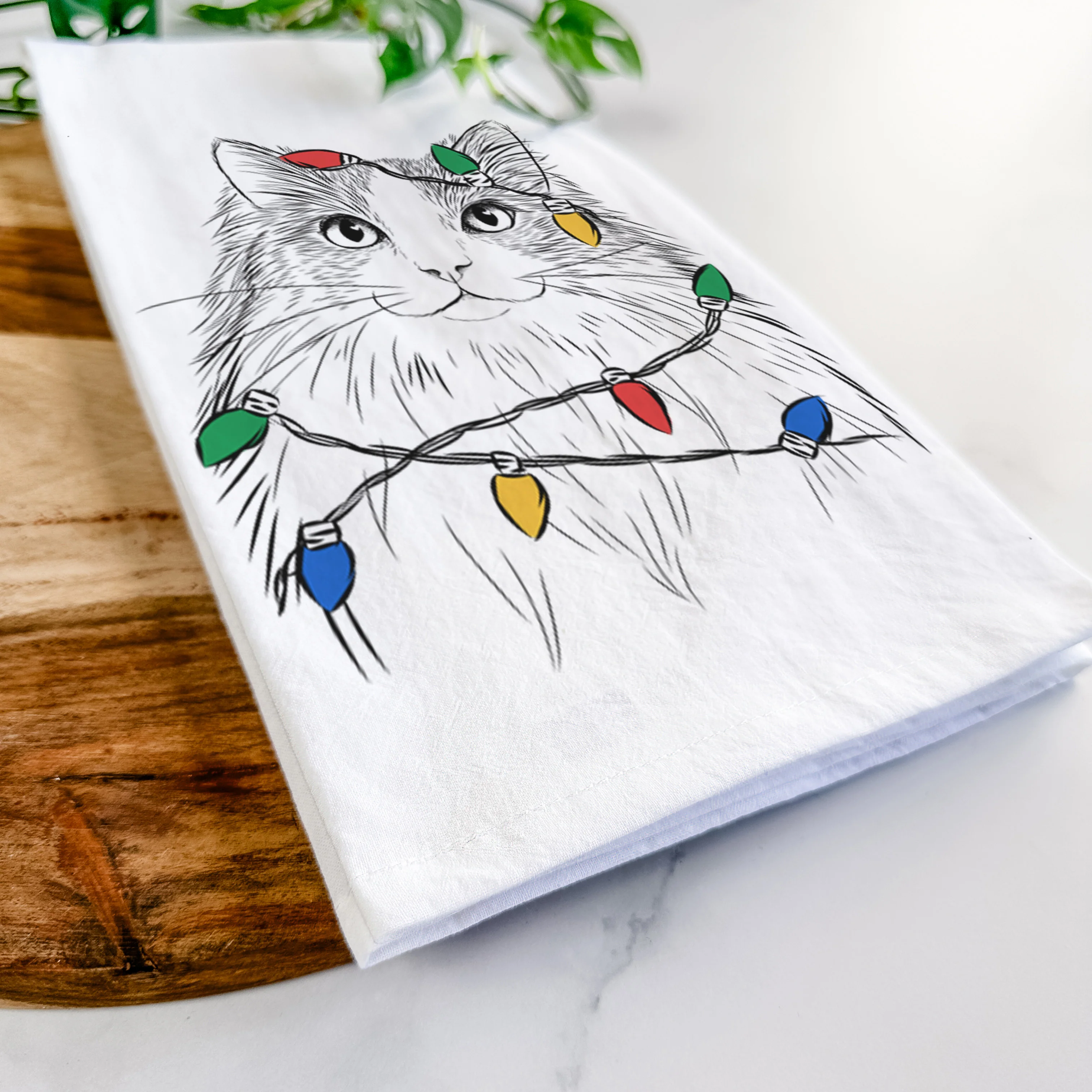 Fiona the Ragdoll Cat Tea Towel - Image 10