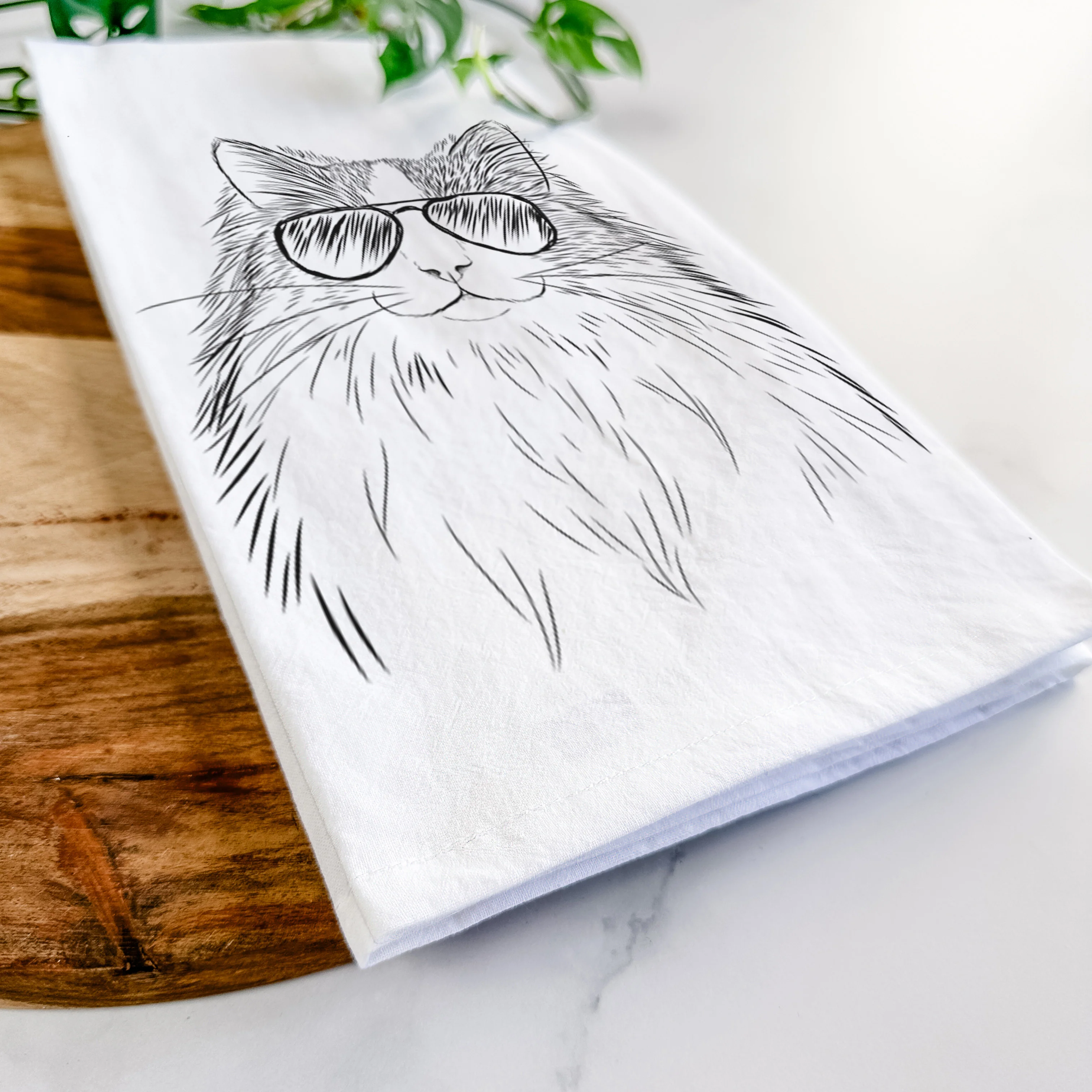 Fiona the Ragdoll Cat Tea Towel - Image 6