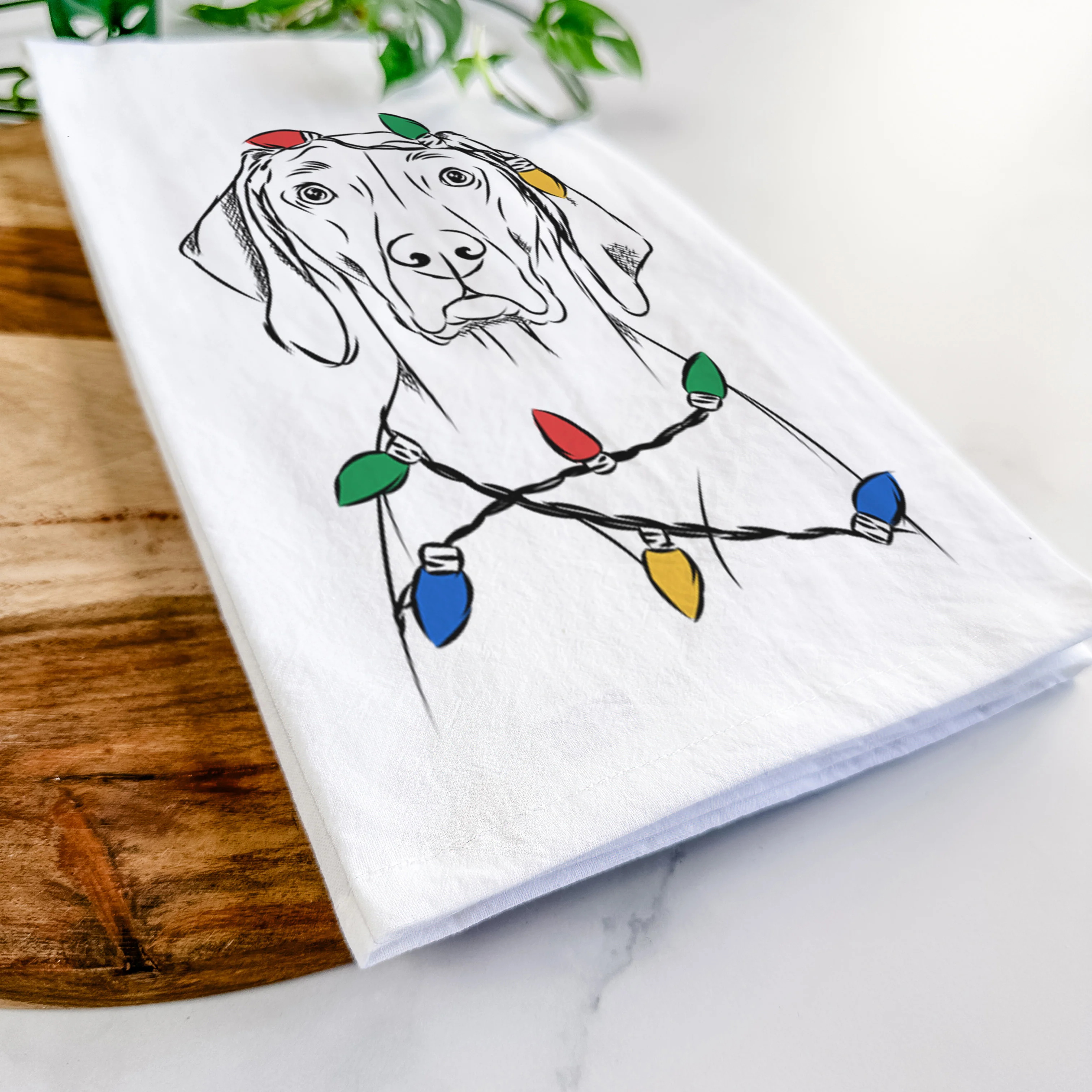 Flint the Weimaraner Tea Towel - Image 10