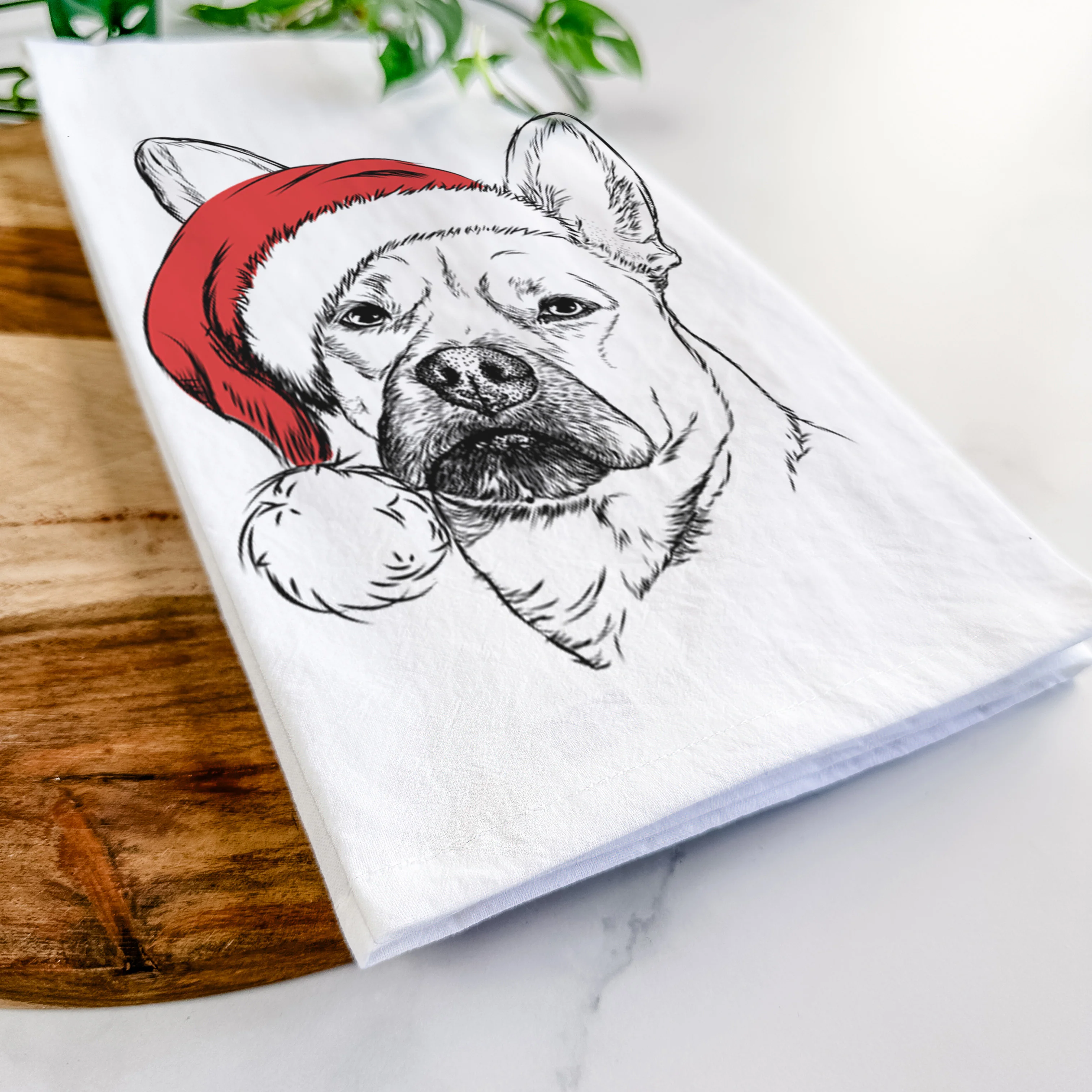 Frankie the Mixed Breed Tea Towel - Image 9