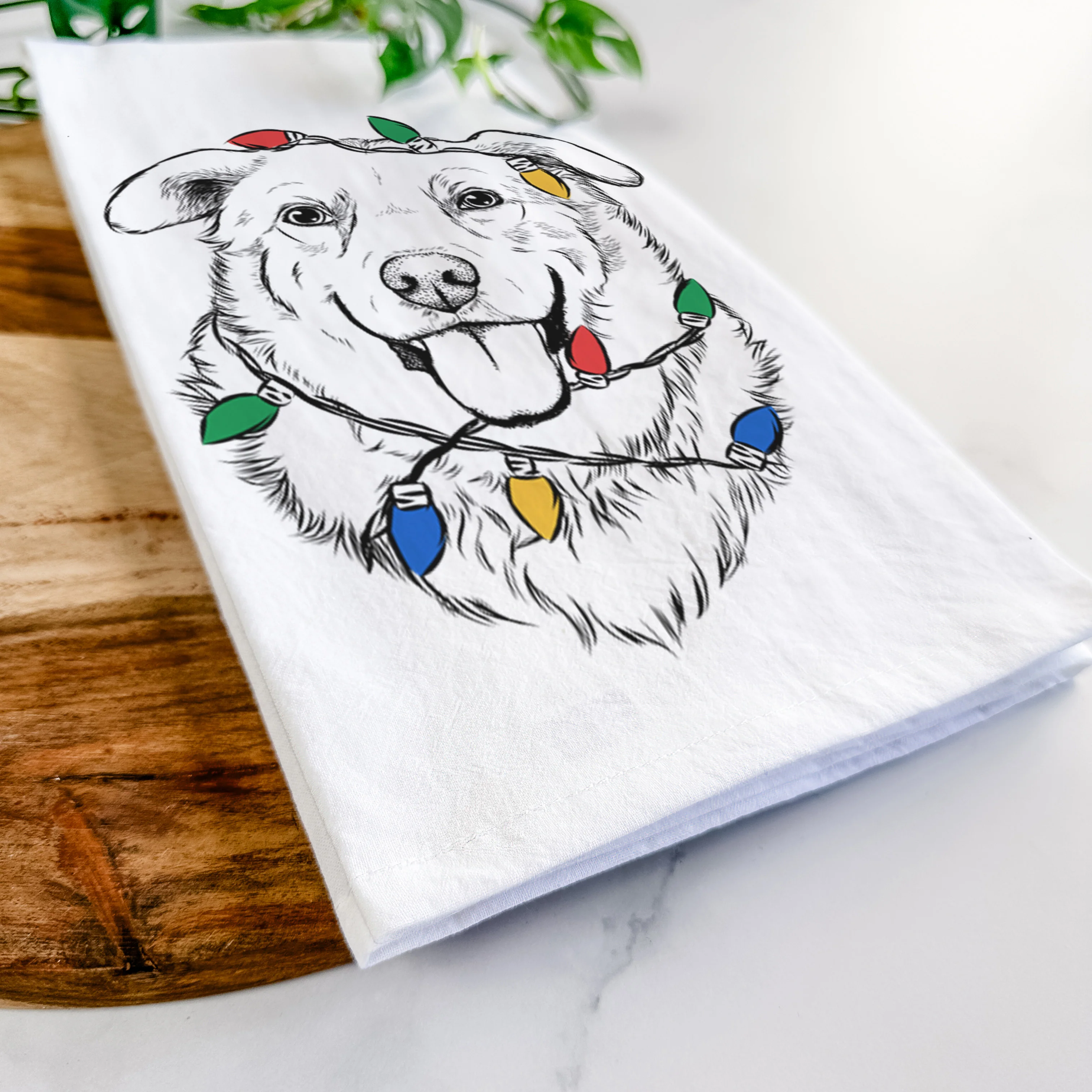 Freeley the Mixed Breed Tea Towel - Image 10