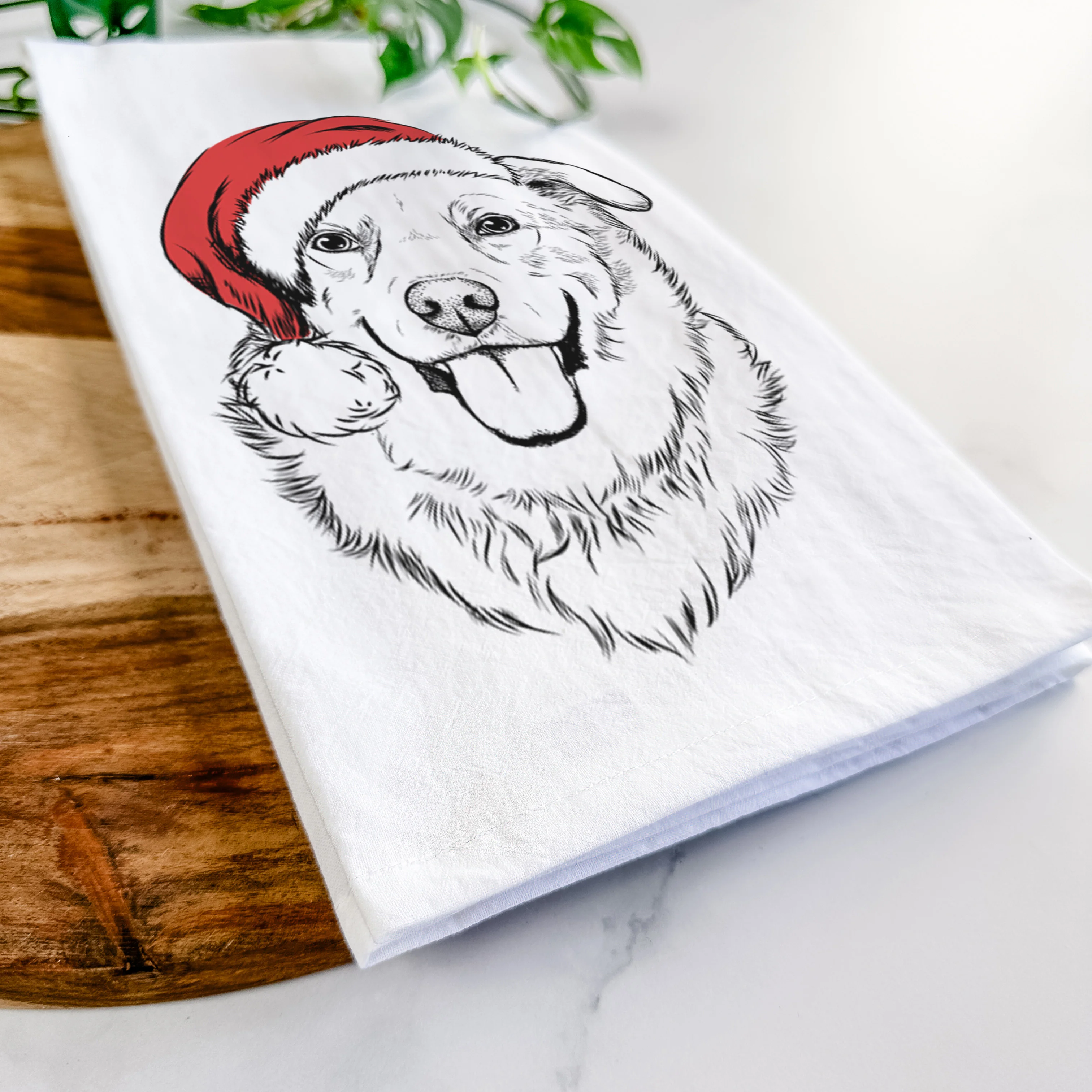 Freeley the Mixed Breed Tea Towel - Image 9