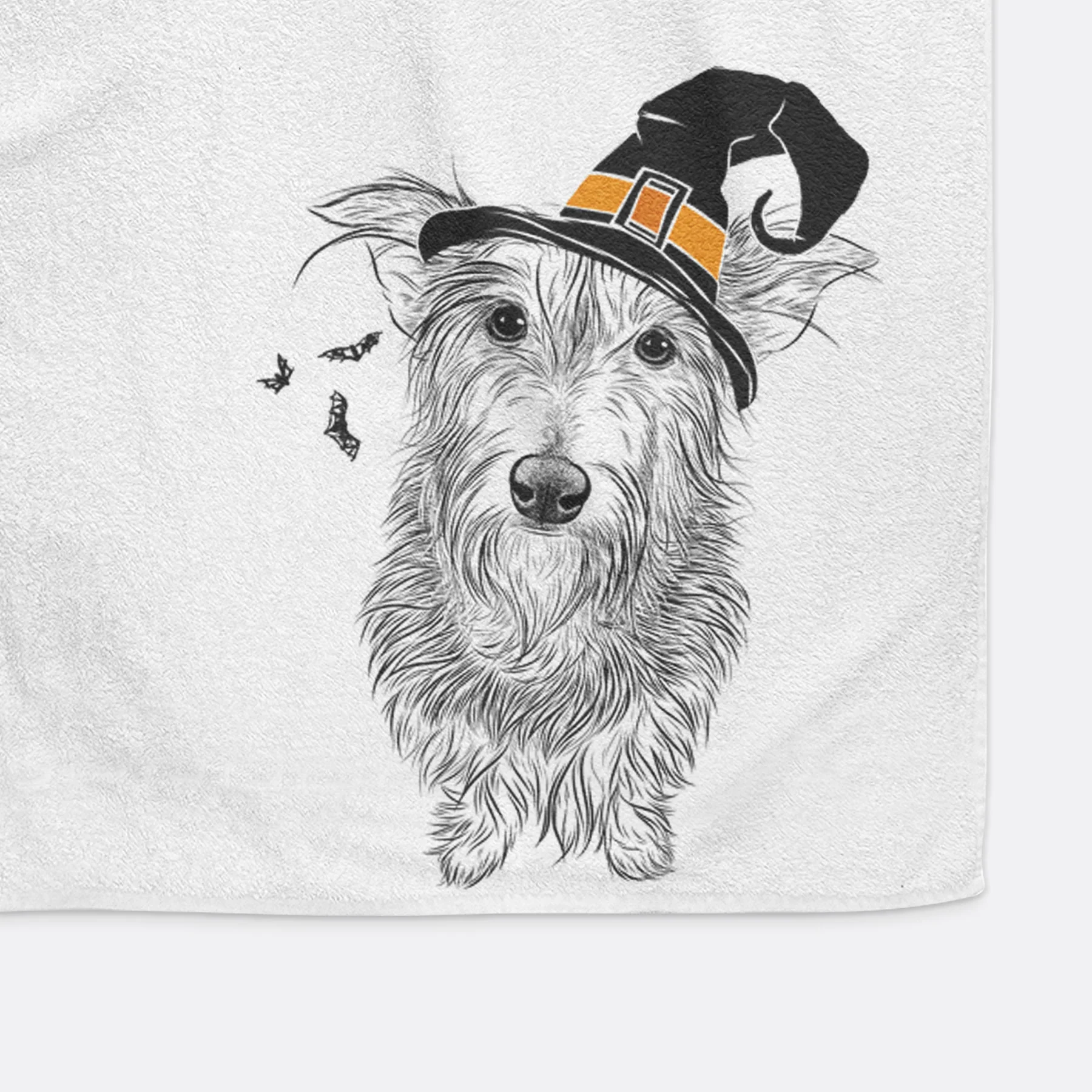 Frida Doggo the Rescue Terrier Mix Premium Hand Towel - Image 9