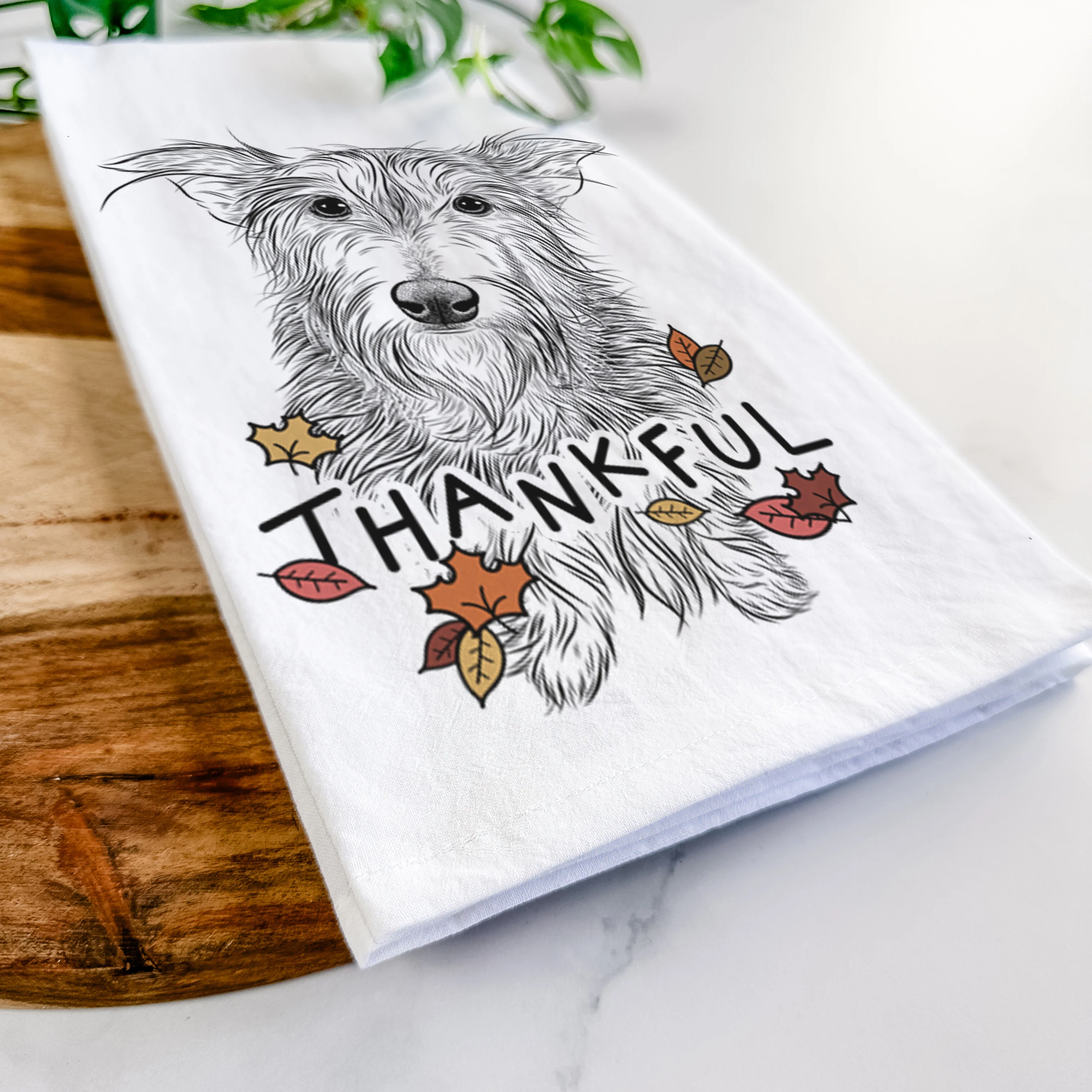 Frida Doggo the Rescue Terrier Mix Tea Towel - Image 11
