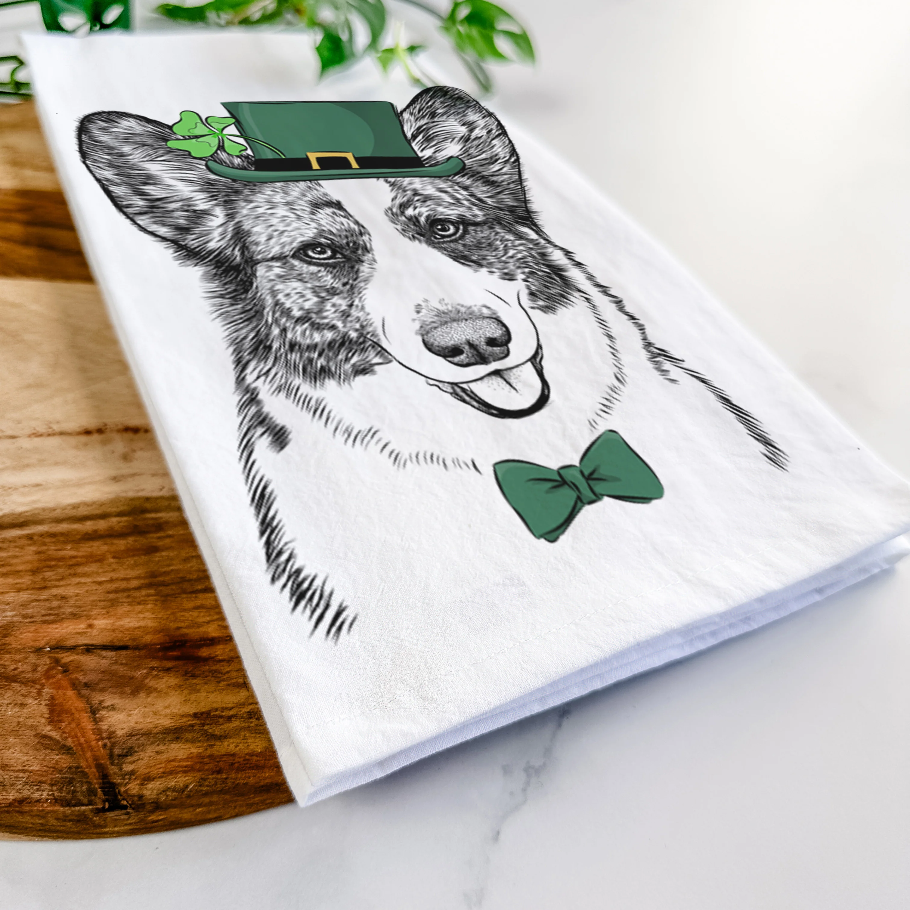 Gabby the Cardigan Welsh Corgi Tea Towel - Image 13