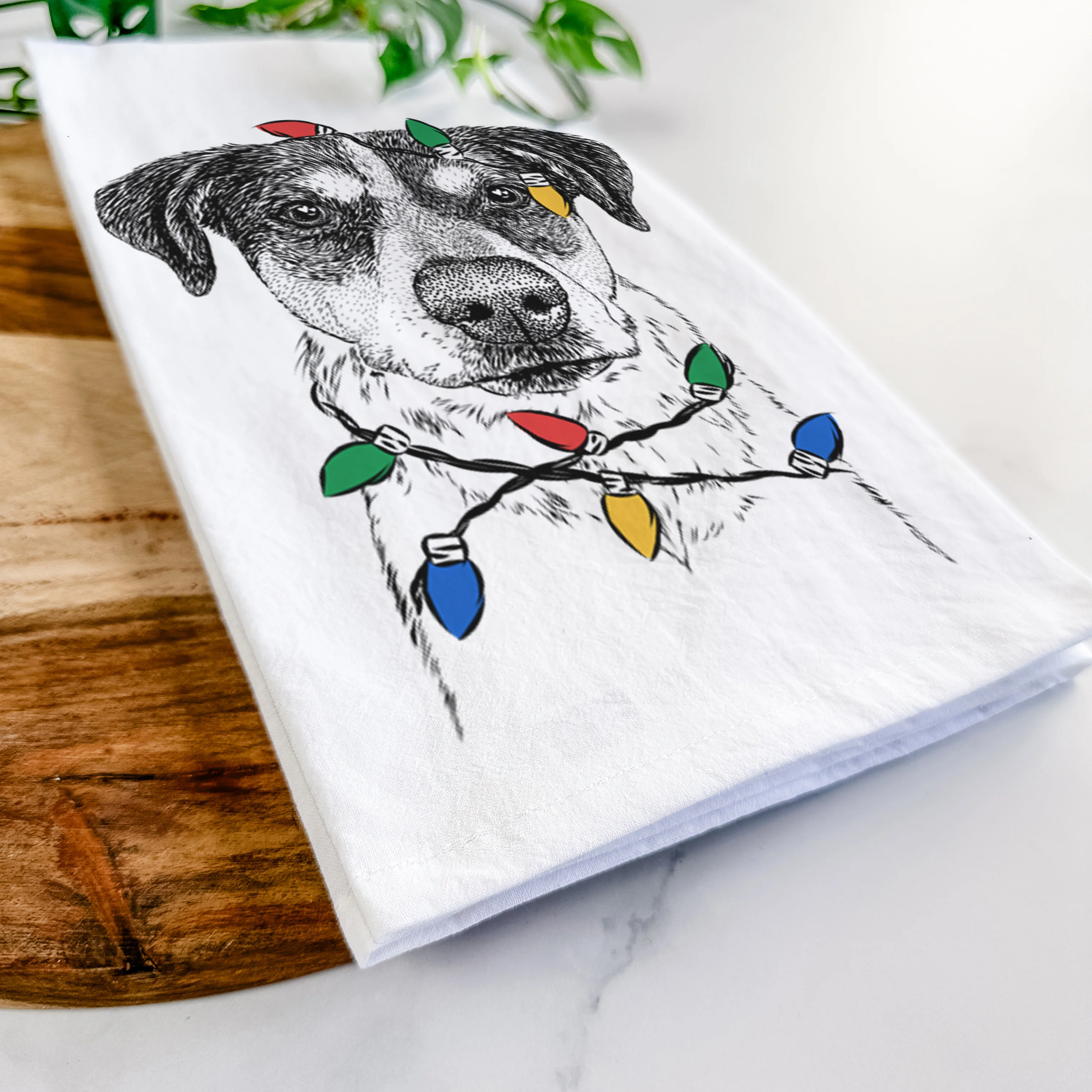 Gertrude the Mixed Breed Tea Towel - Image 10