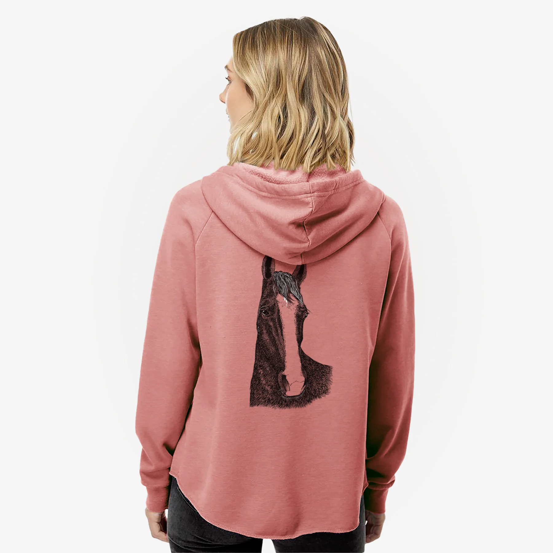 Gibson the Tennessee Walking Horse - Women's Cali Wave Zip-Up Sweatshirt - Image 5