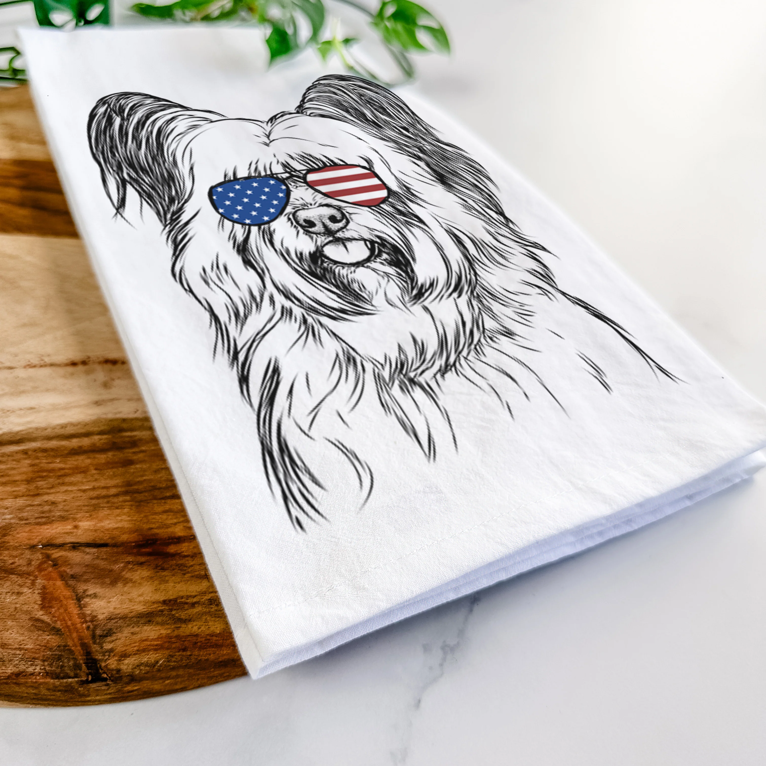 Gideon the Skye Terrier Tea Towel - Image 12