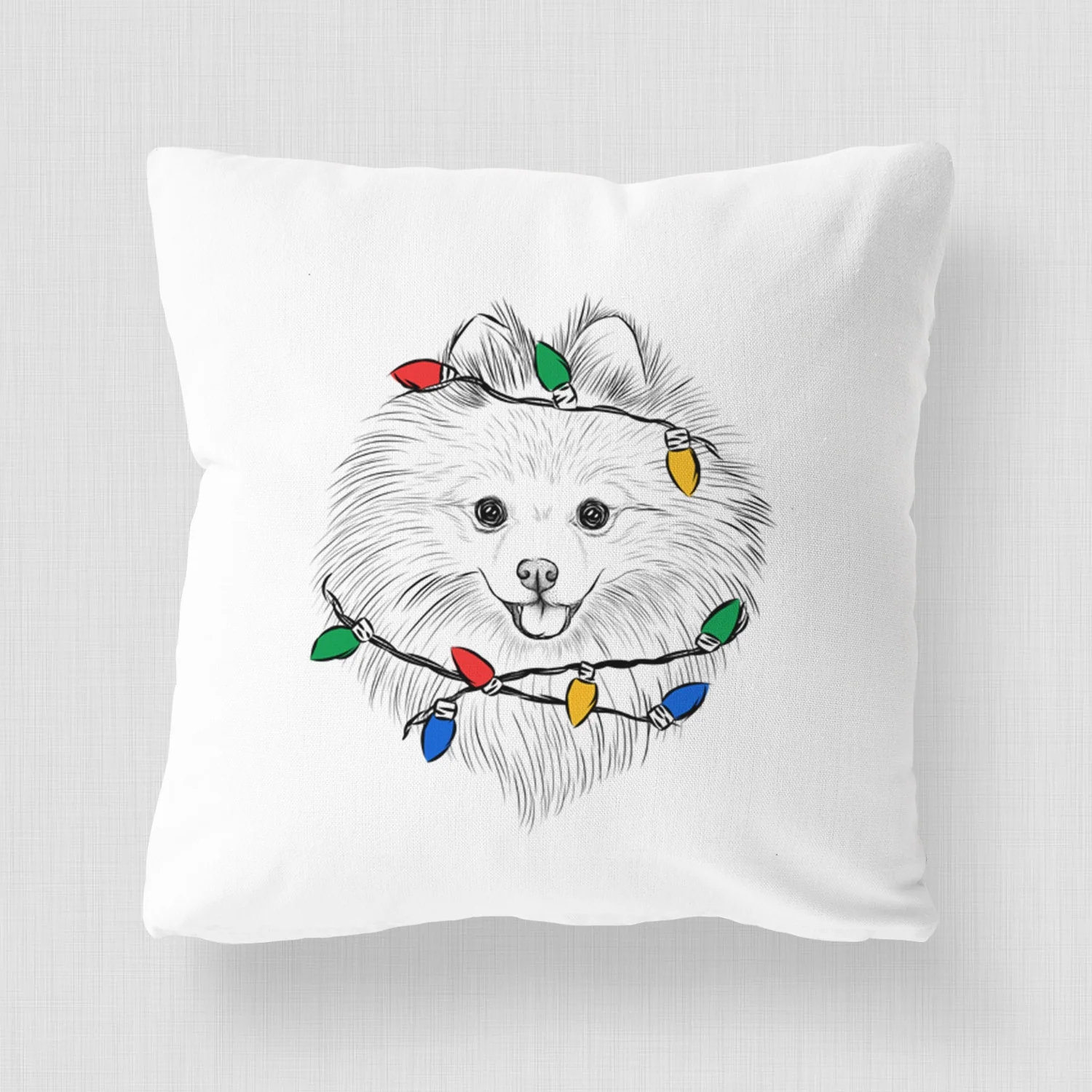 GiGi the Pomeranian - Throw Pillow Cover - Image 4