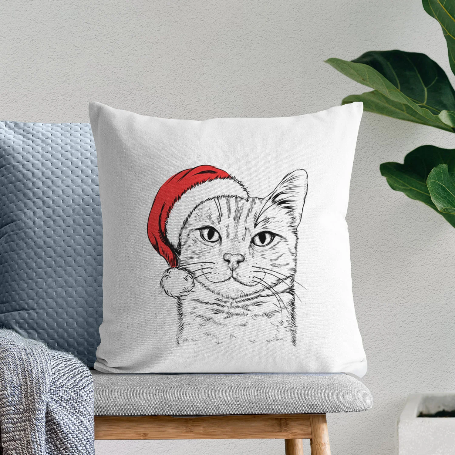 Ginger Tom the Tabby Cat - Throw Pillow Cover - Image 10