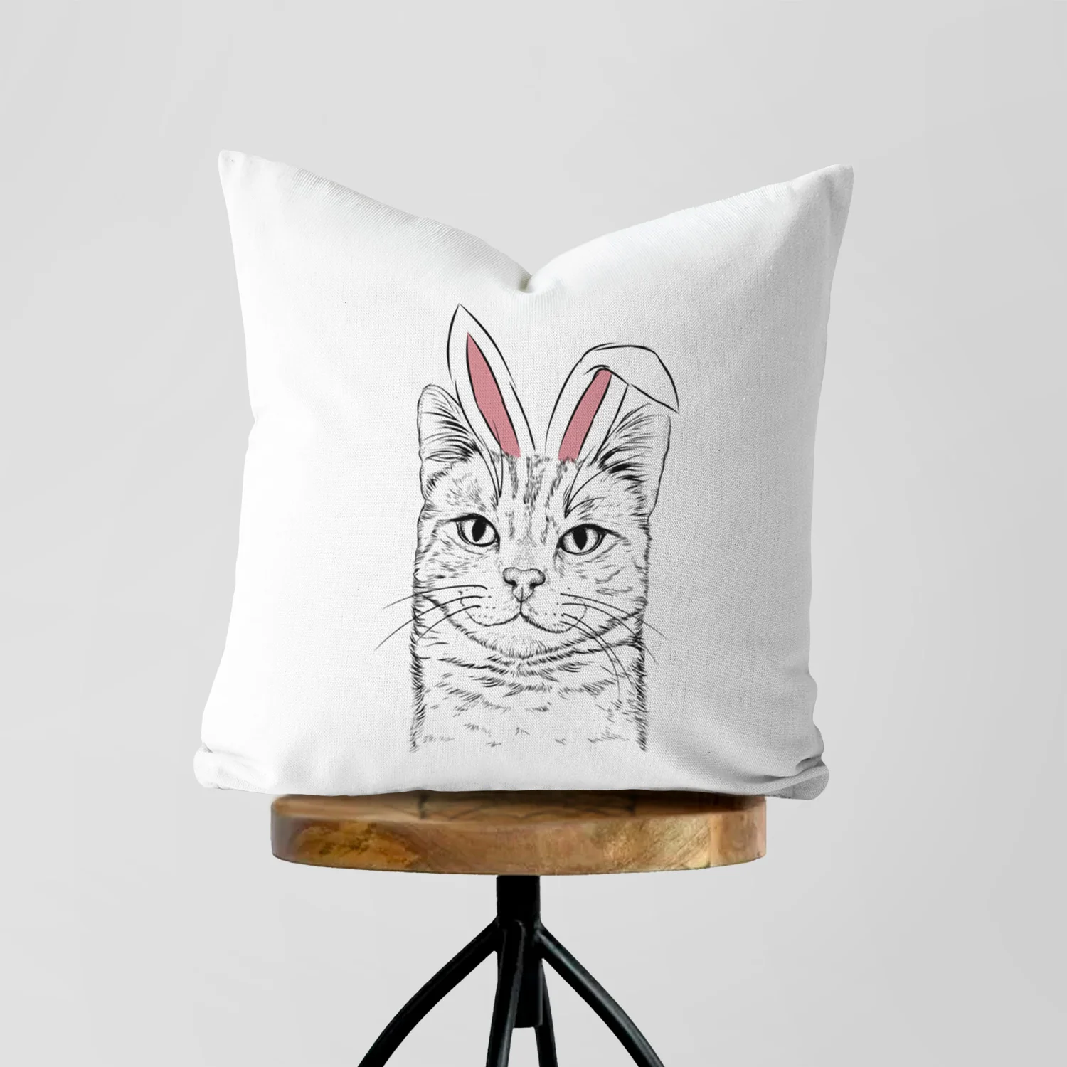 Ginger Tom the Tabby Cat - Throw Pillow Cover - Image 5