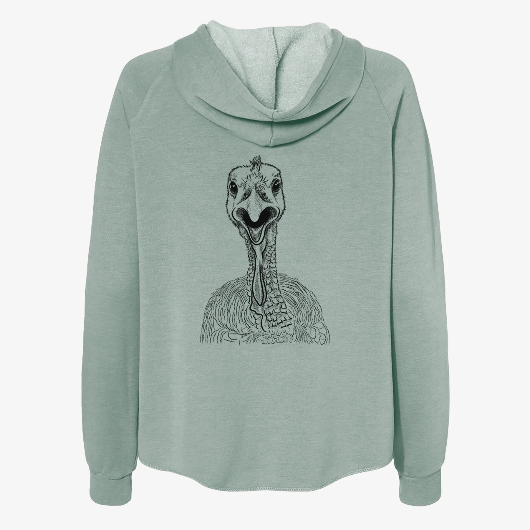 Gobble the Turkey - Women's Cali Wave Zip-Up Sweatshirt - Image 4
