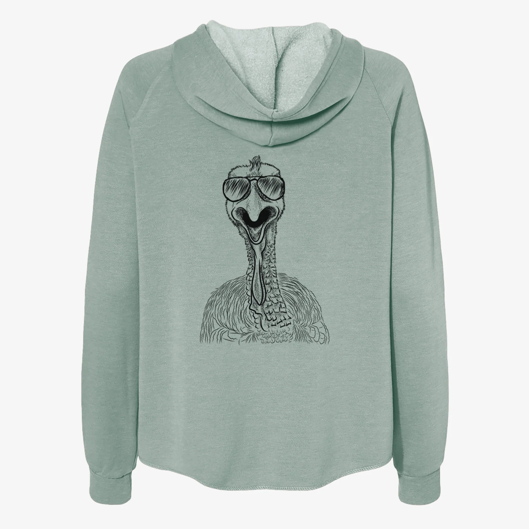 Gobble the Turkey - Women's Cali Wave Zip-Up Sweatshirt - Image 7
