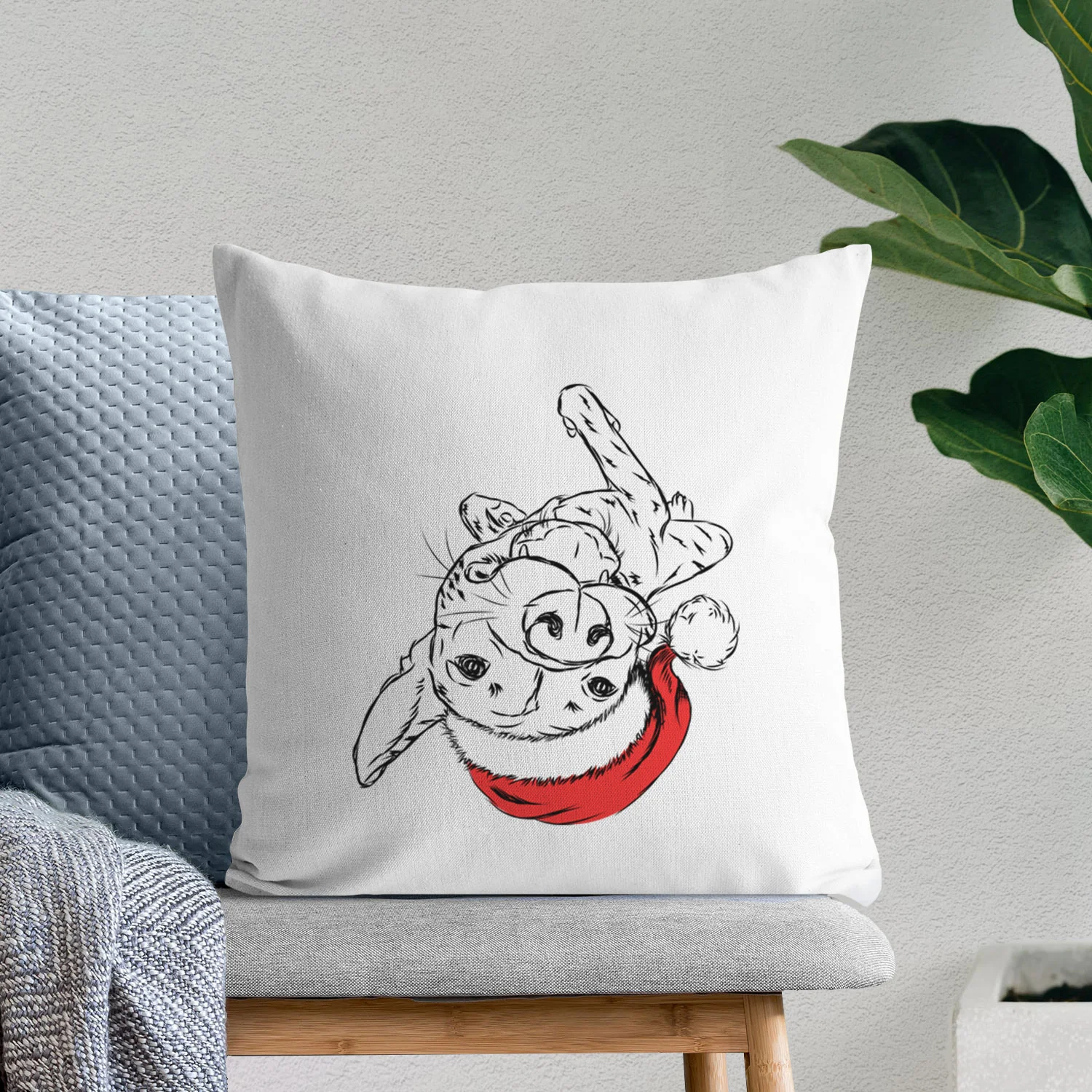 Goose the Mixed Breed - Throw Pillow Cover - Image 4