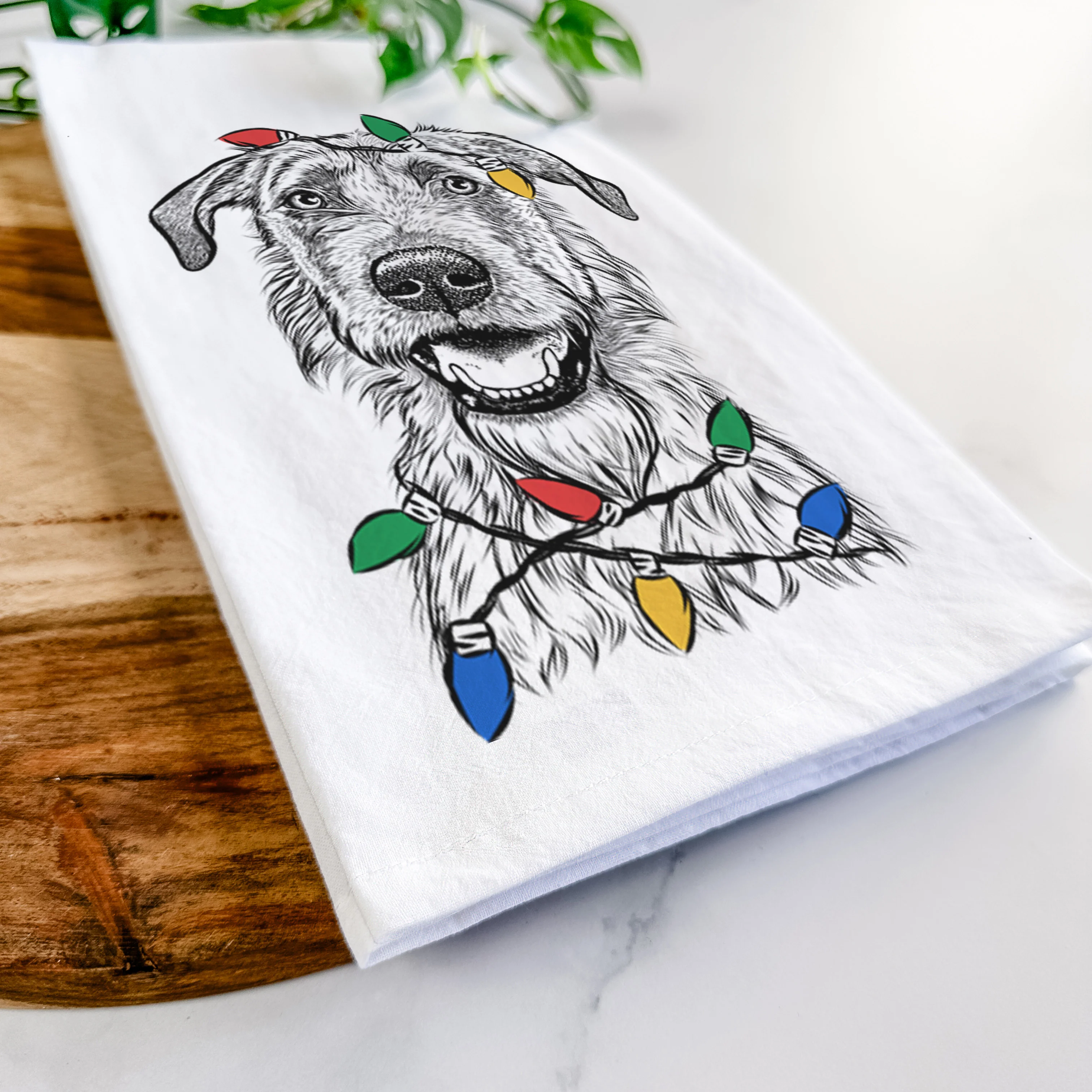 Griffin the Irish Wolfhound Tea Towel - Image 10