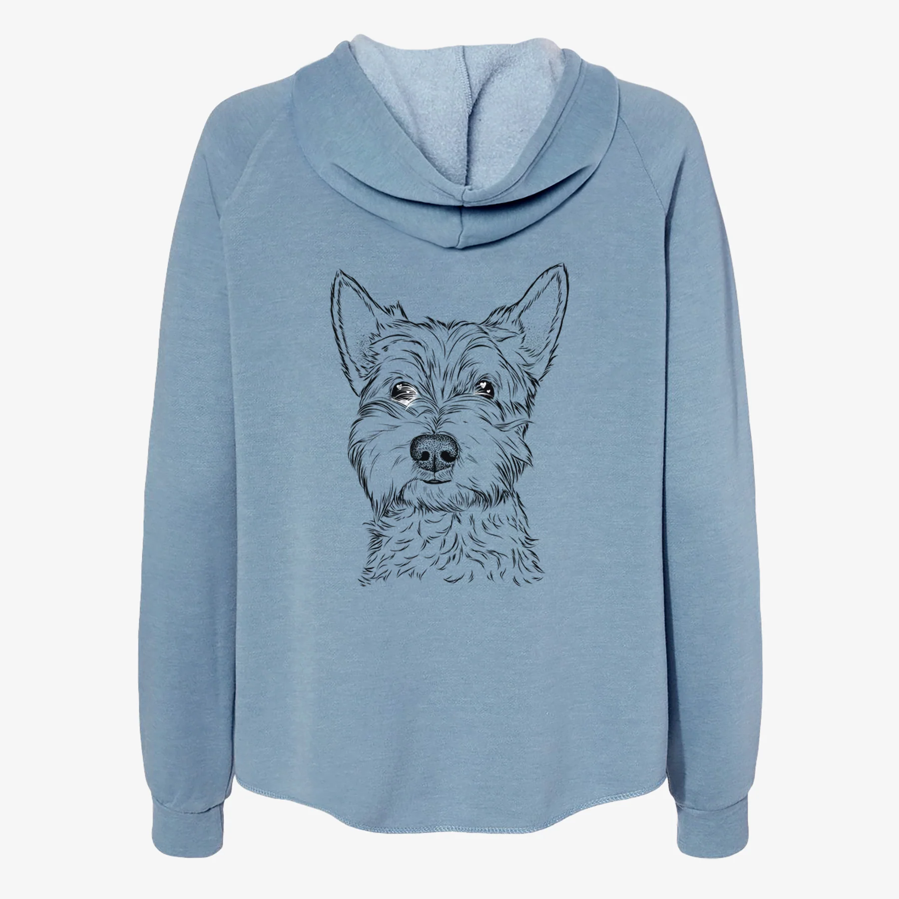 Grizel the West Highland Terrier - Women's Cali Wave Zip-Up Sweatshirt - Image 6