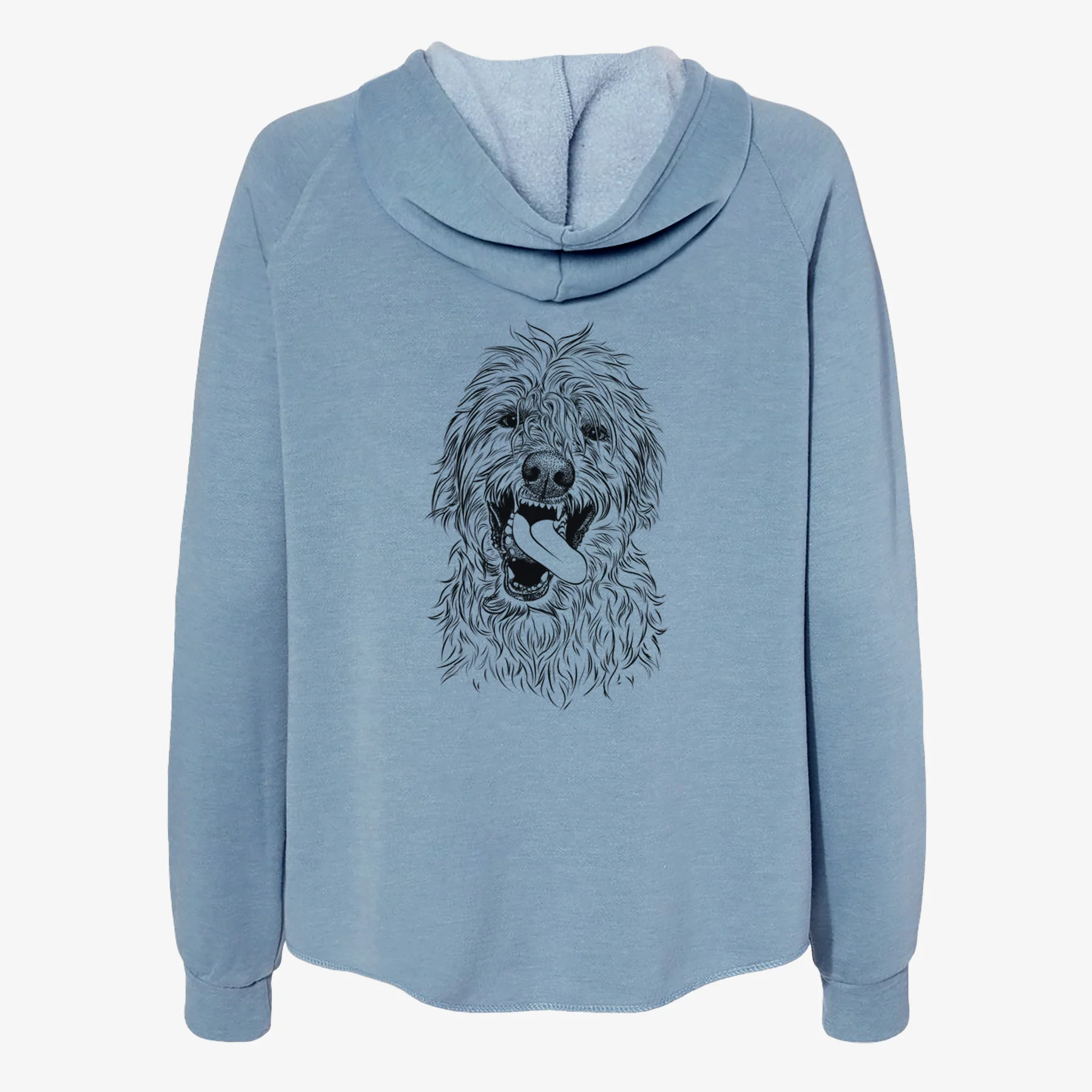 Groot the Irish Wolfhound - Women's Cali Wave Zip-Up Sweatshirt - Image 6