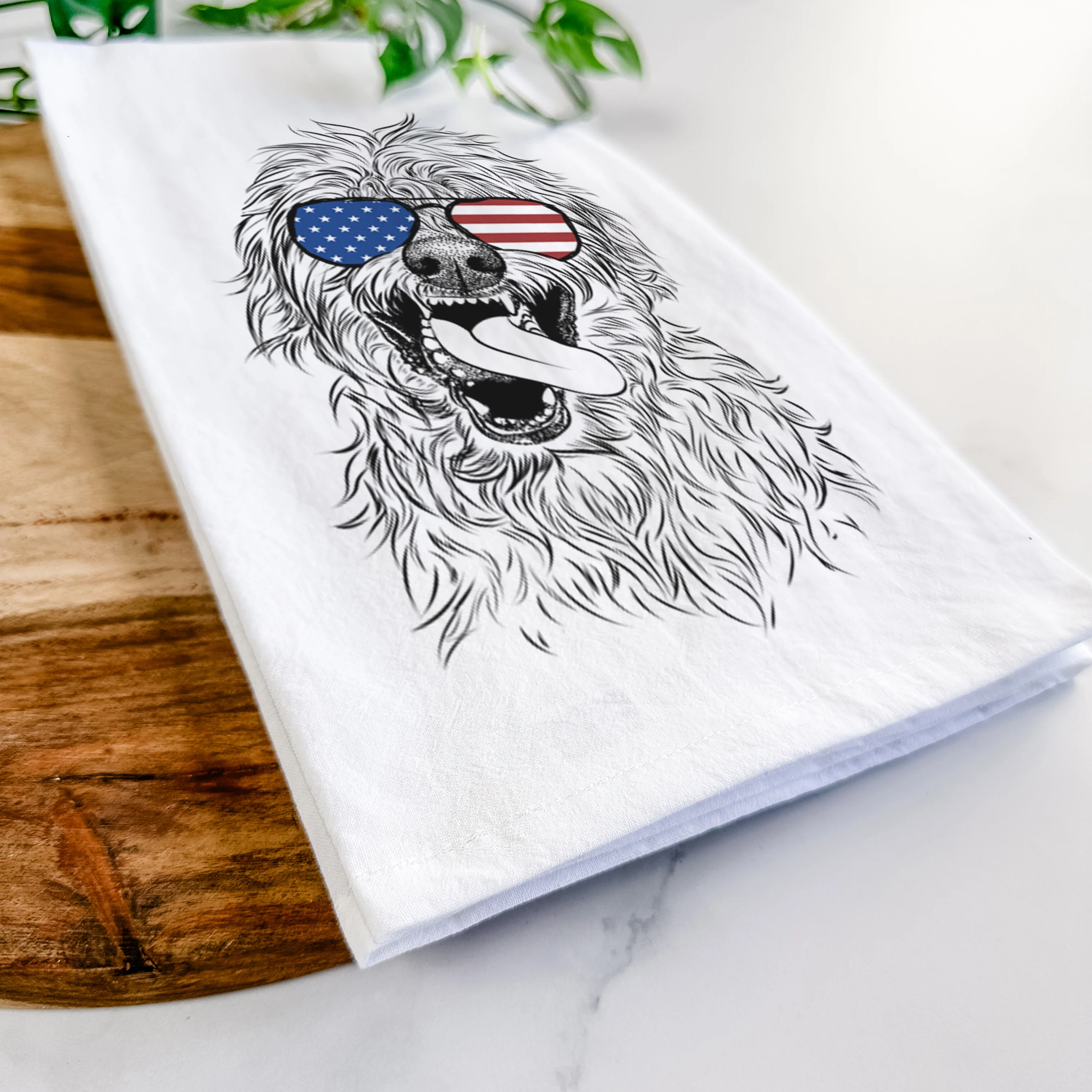 Groot the Irish Wolfhound Tea Towel - Image 12