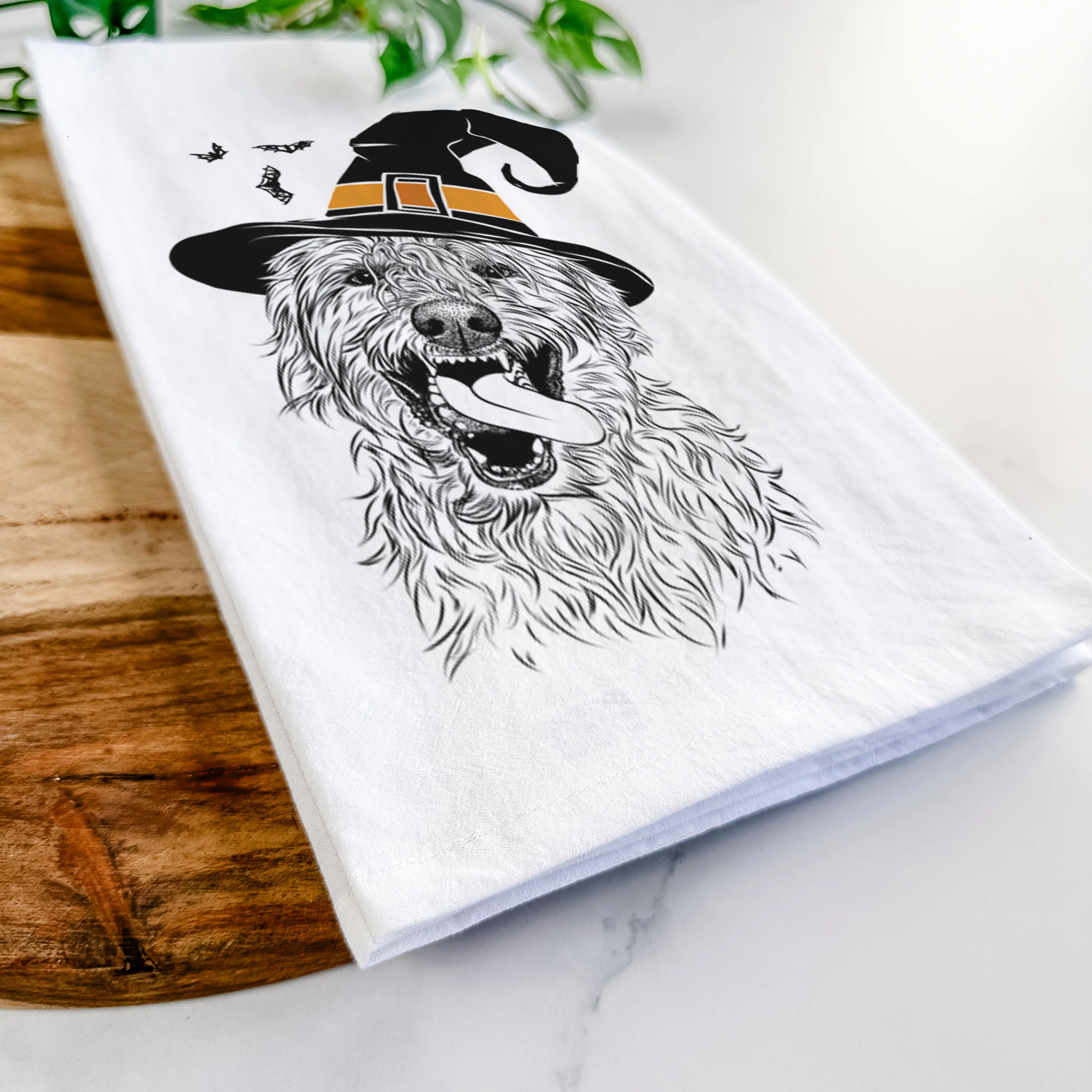 Groot the Irish Wolfhound Tea Towel - Image 8