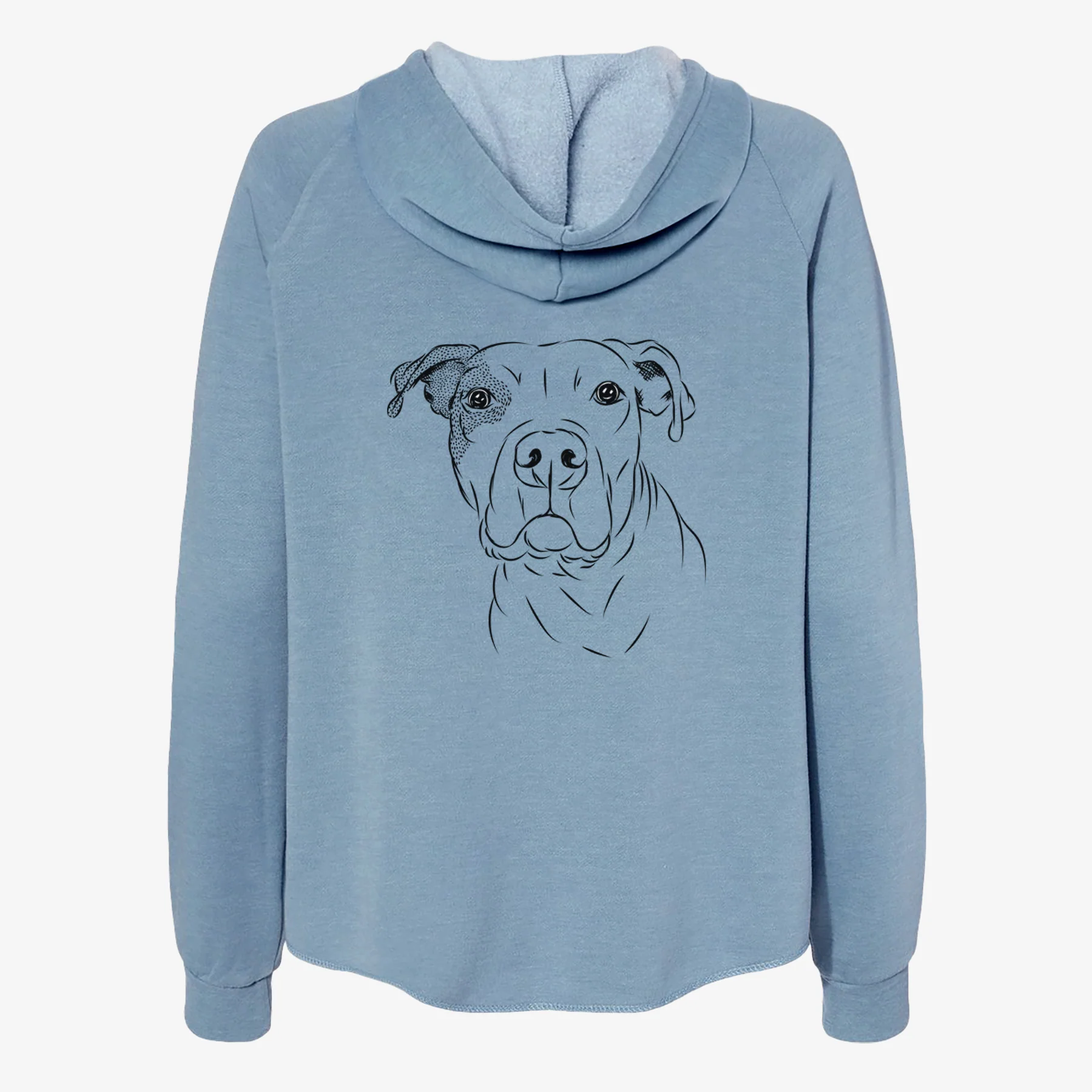 Gummy the Pitbull - Women's Cali Wave Zip-Up Sweatshirt - Image 6