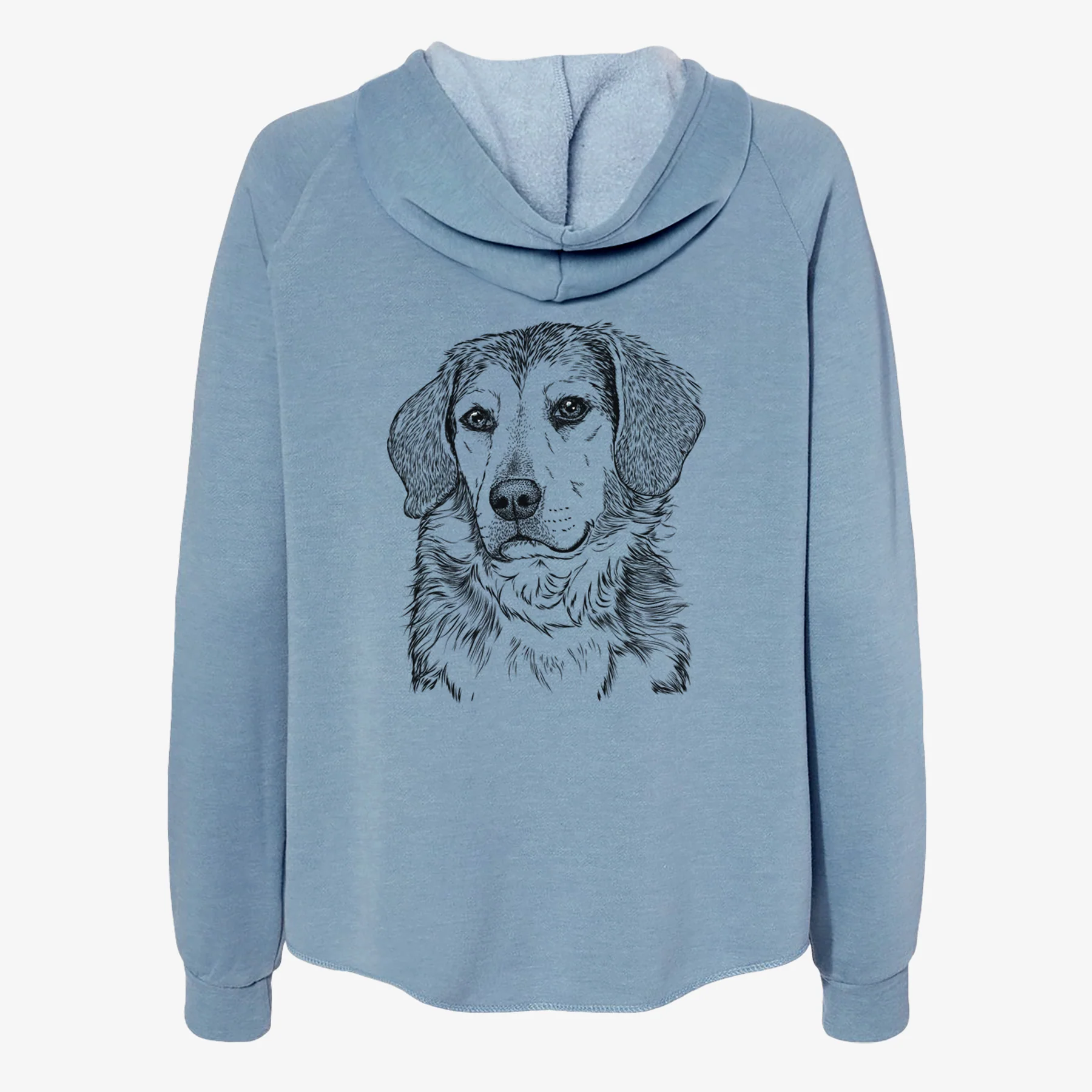 Gunner the Beagle Mix - Women's Cali Wave Zip-Up Sweatshirt - Image 6