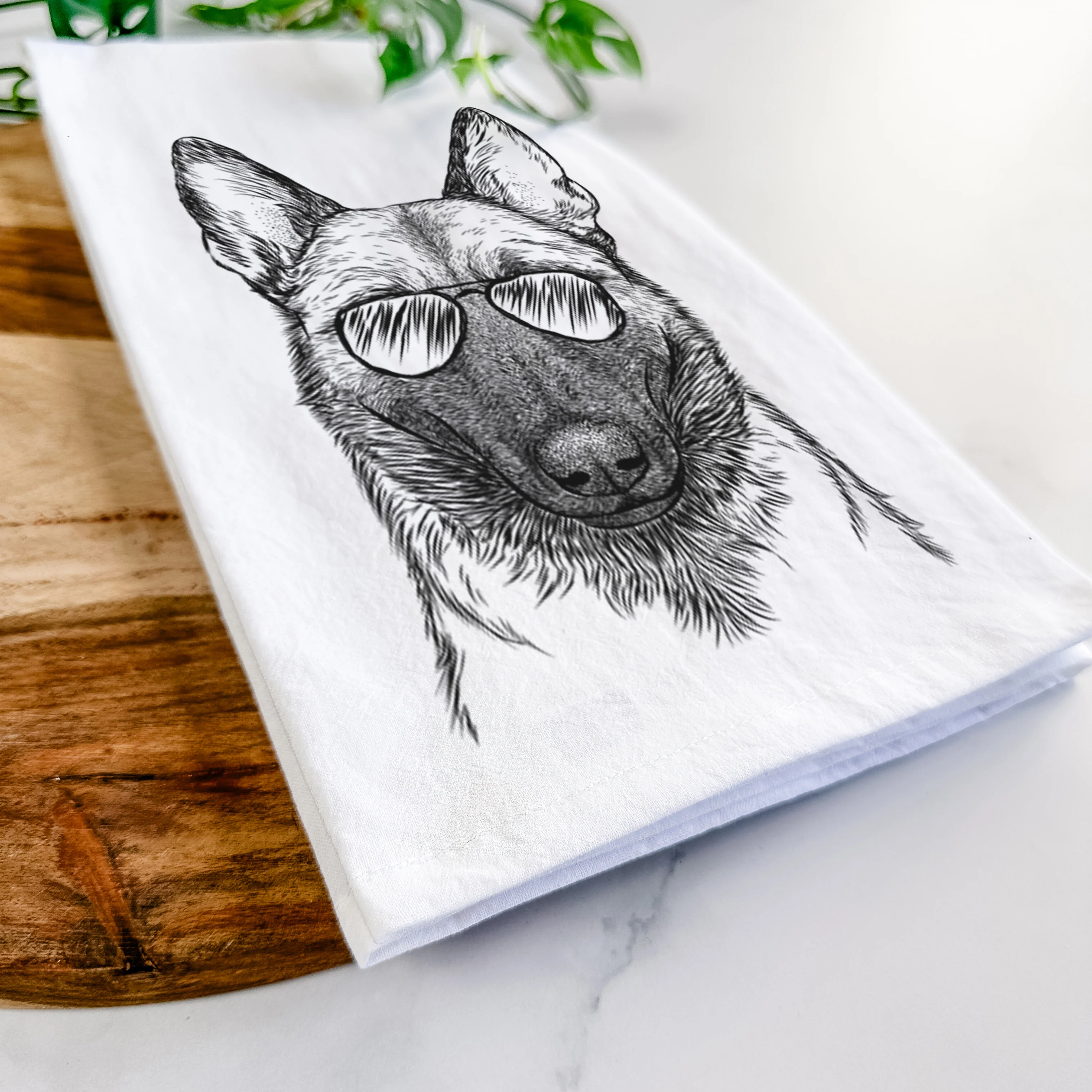 Gunther the Belgian Malinois Tea Towel - Image 6