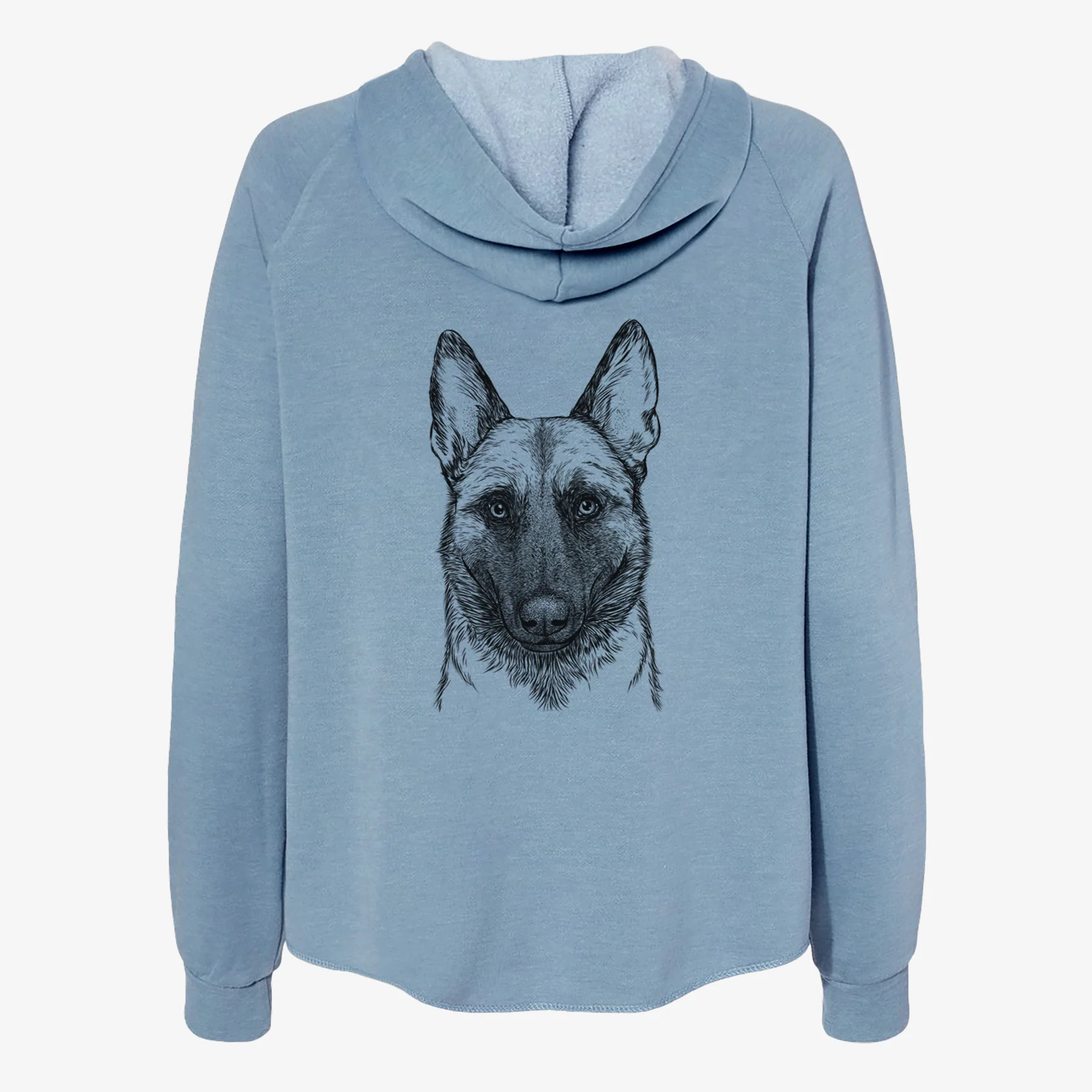 Gunther the Belgian Malinois - Women's Cali Wave Zip-Up Sweatshirt - Image 6