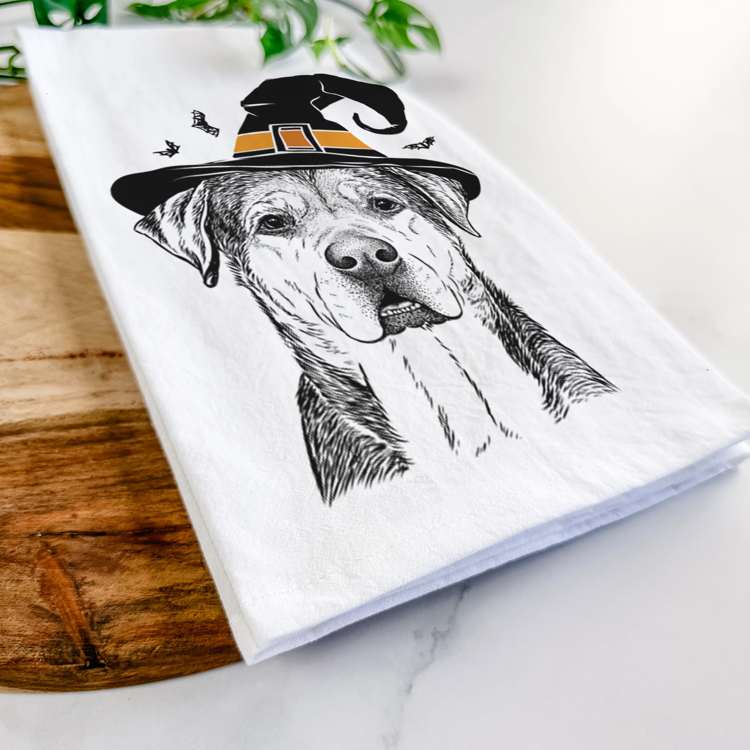 Gus the Rottweiler Mix Tea Towel - Image 8