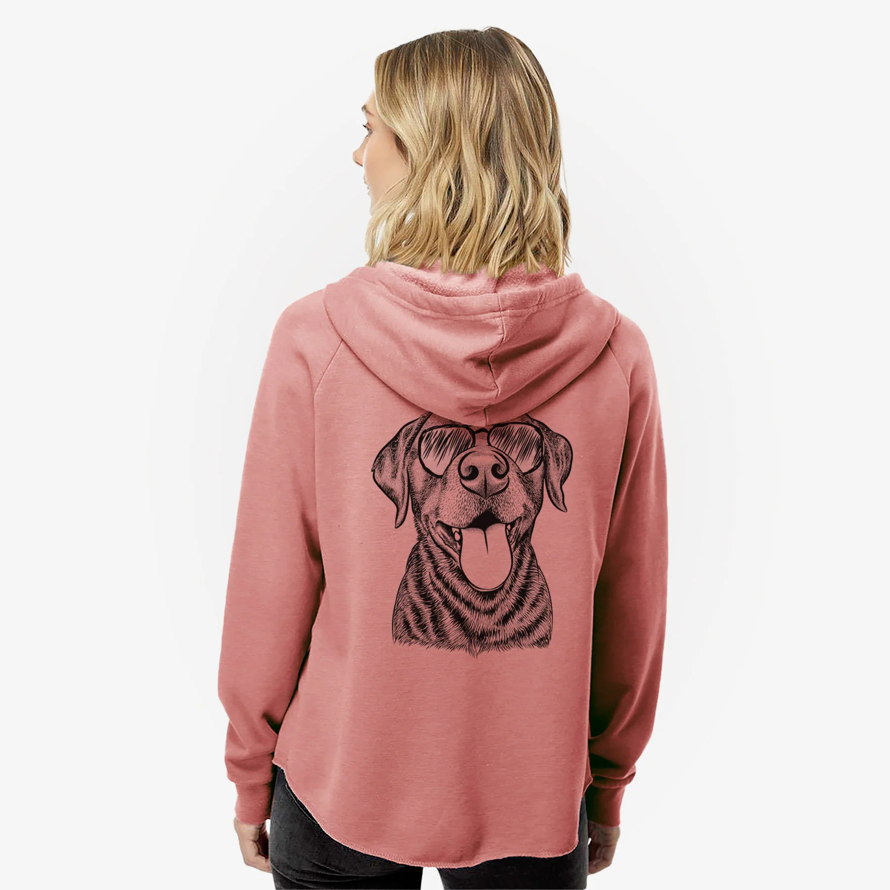 Gwen the Labrador Retriever - Women's Cali Wave Zip-Up Sweatshirt - Image 8