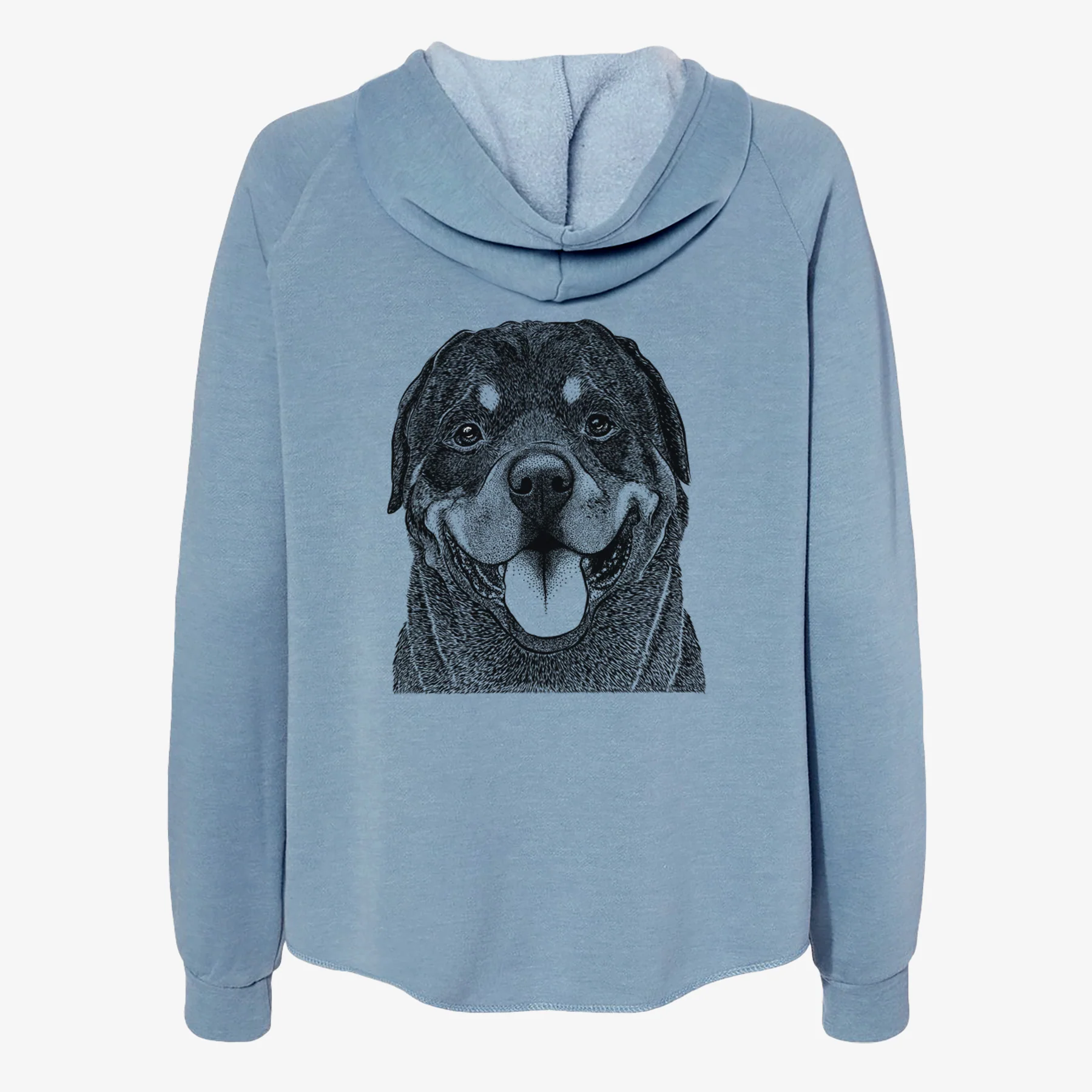 Hagan the Rottweiler - Women's Cali Wave Zip-Up Sweatshirt - Image 6