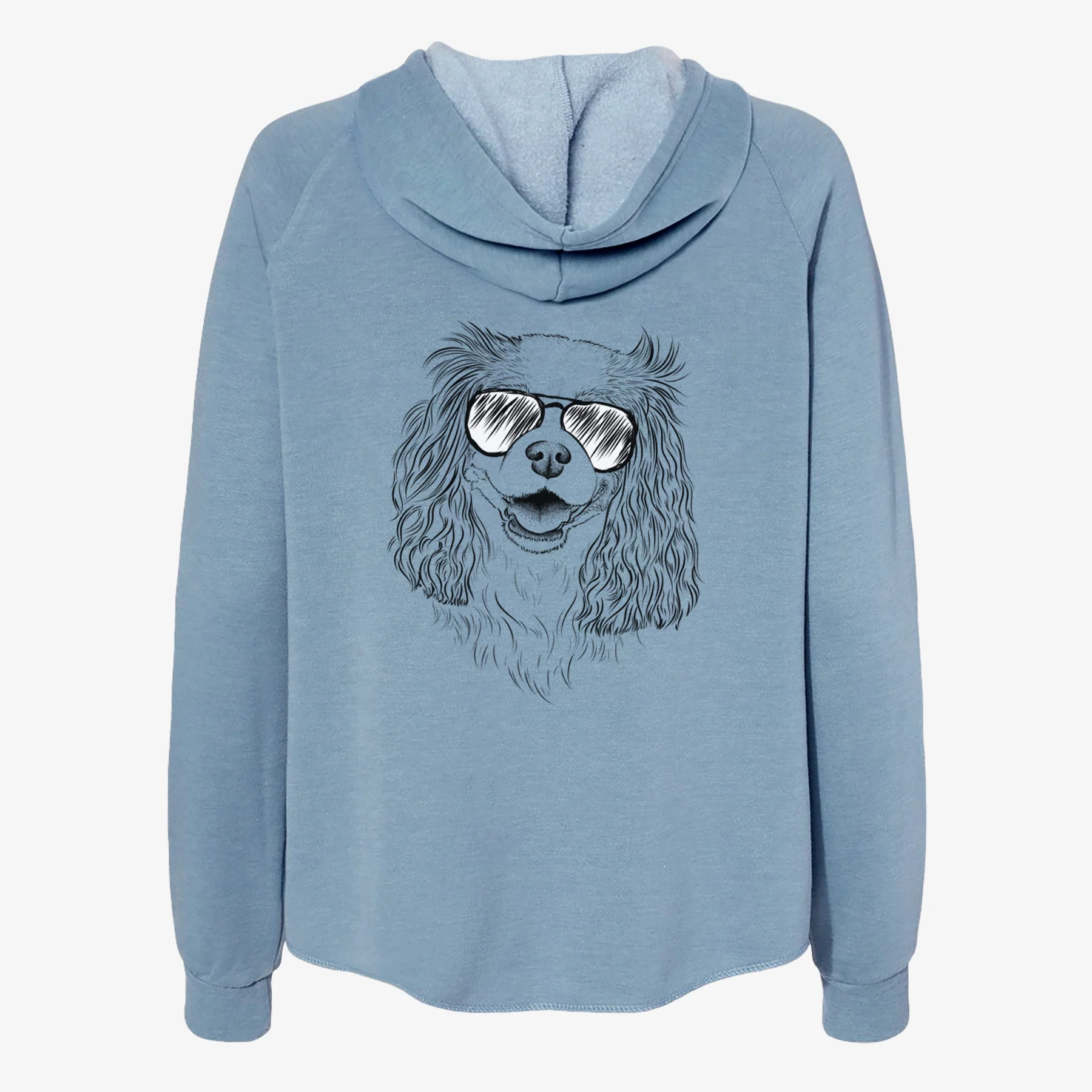 Halley Comet the Cavalier King Charles Spaniel - Women's Cali Wave Zip-Up Sweatshirt - Image 9