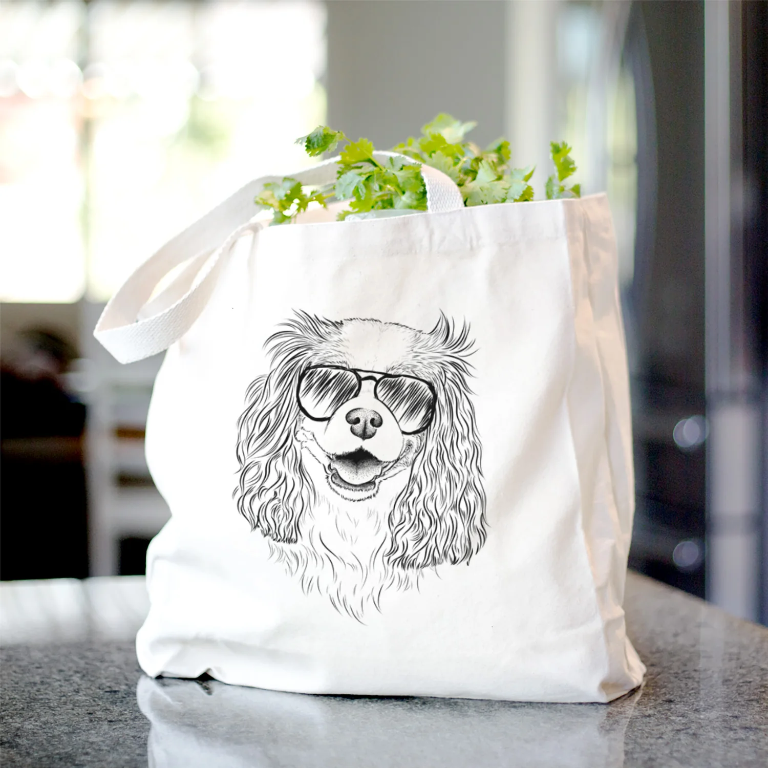 Halley Comet the Cavalier King Charles Spaniel - Tote Bag - Image 2