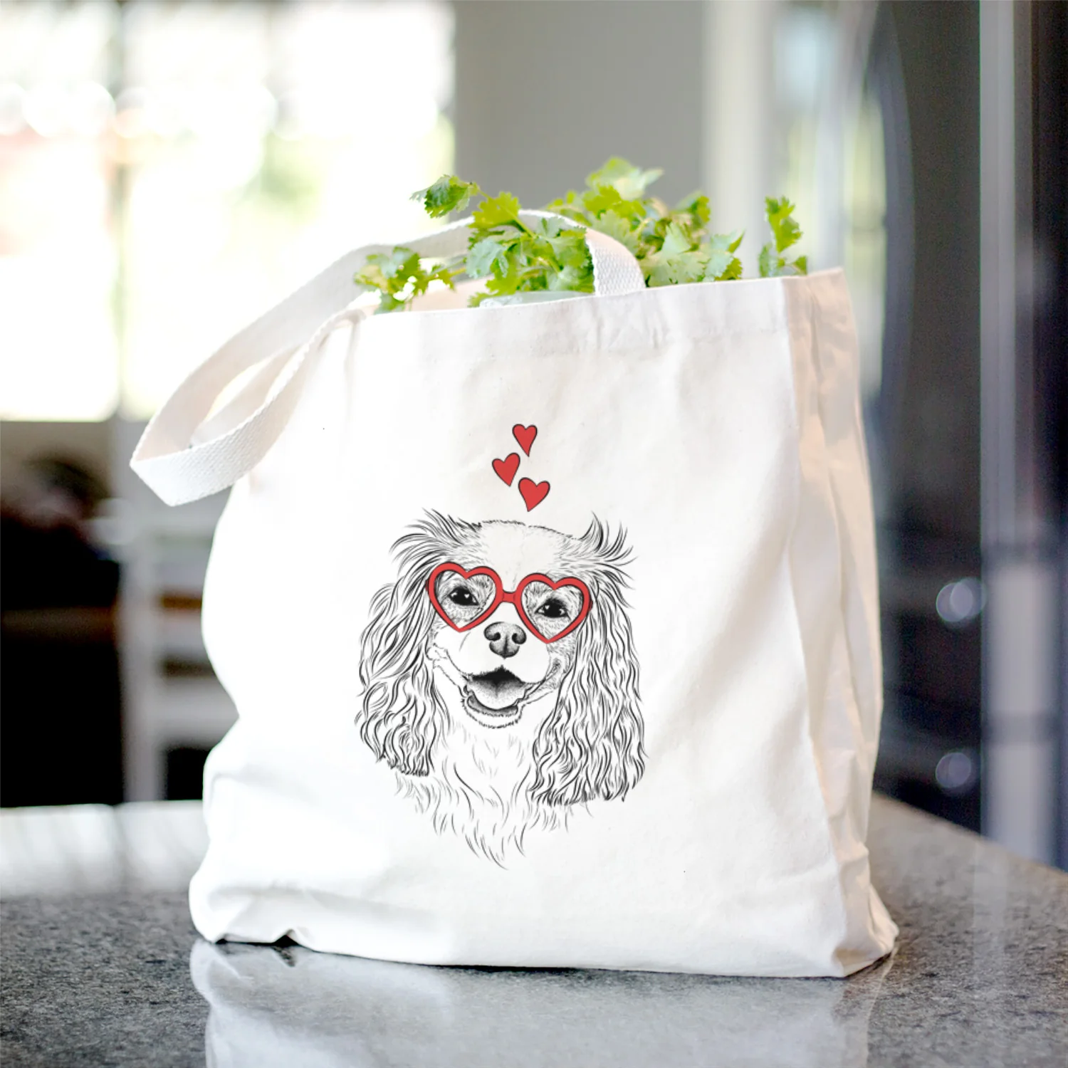 Halley Comet the Cavalier King Charles Spaniel - Tote Bag - Image 5