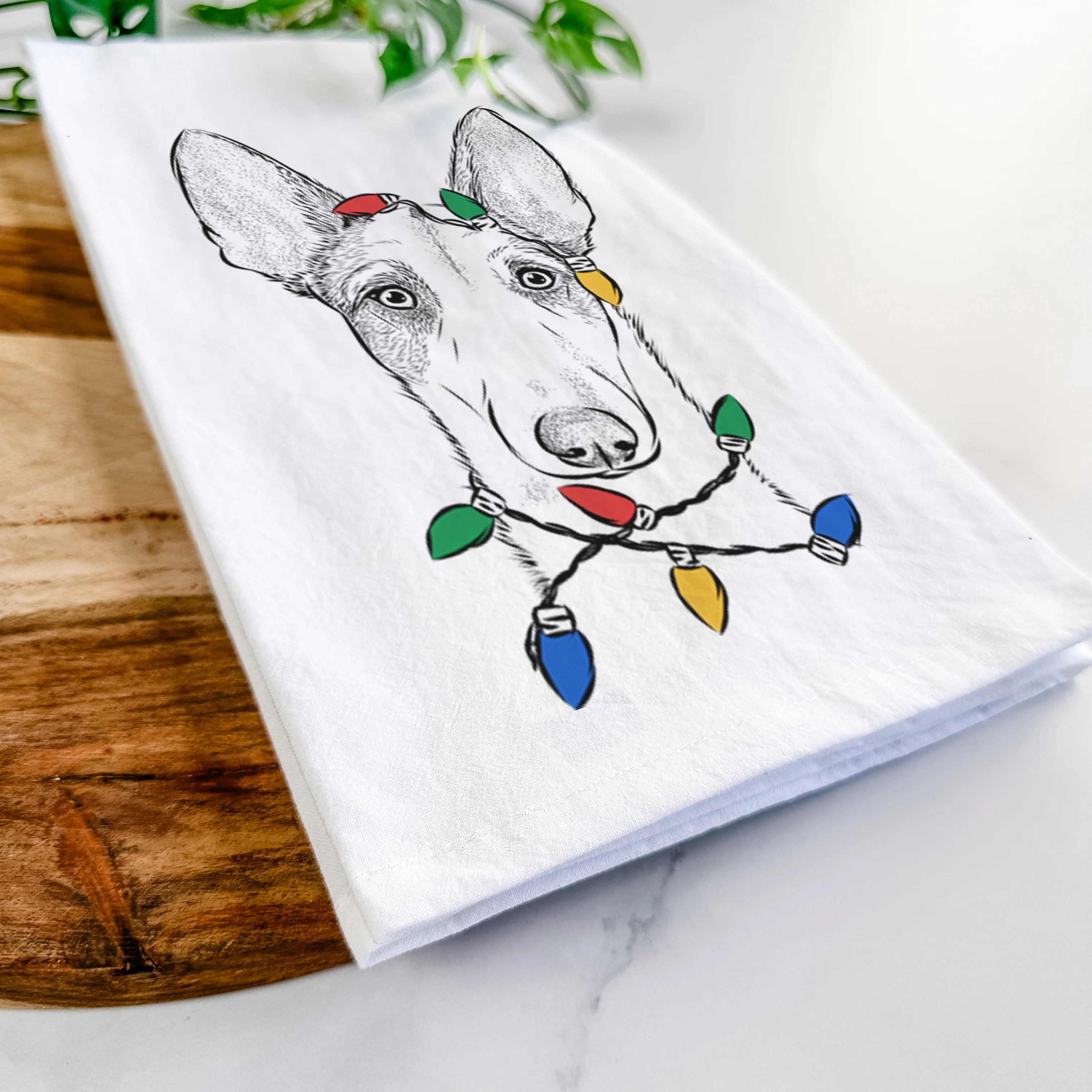 Halo the Ibizan Sight Hound Tea Towel - Image 10
