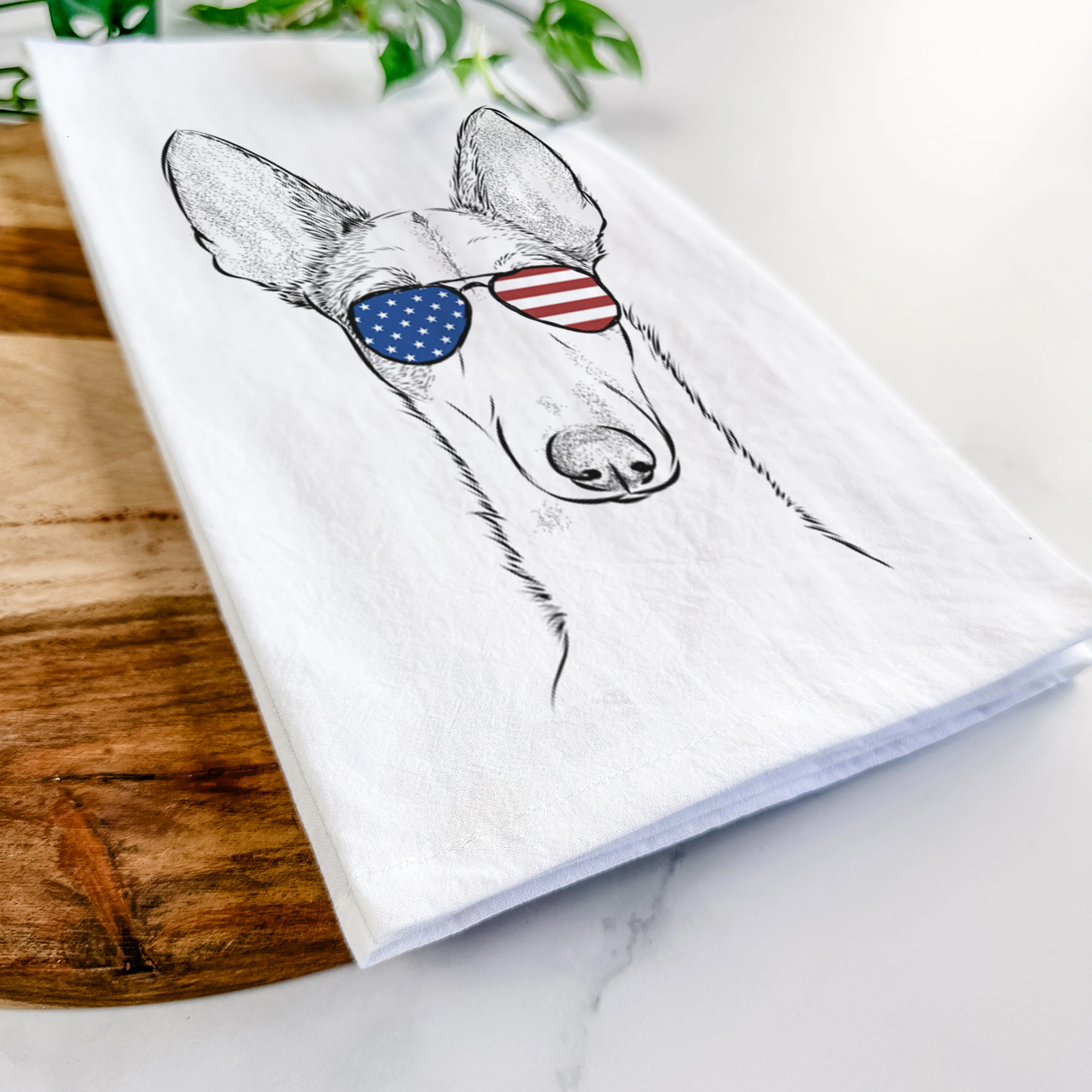 Halo the Ibizan Sight Hound Tea Towel - Image 12