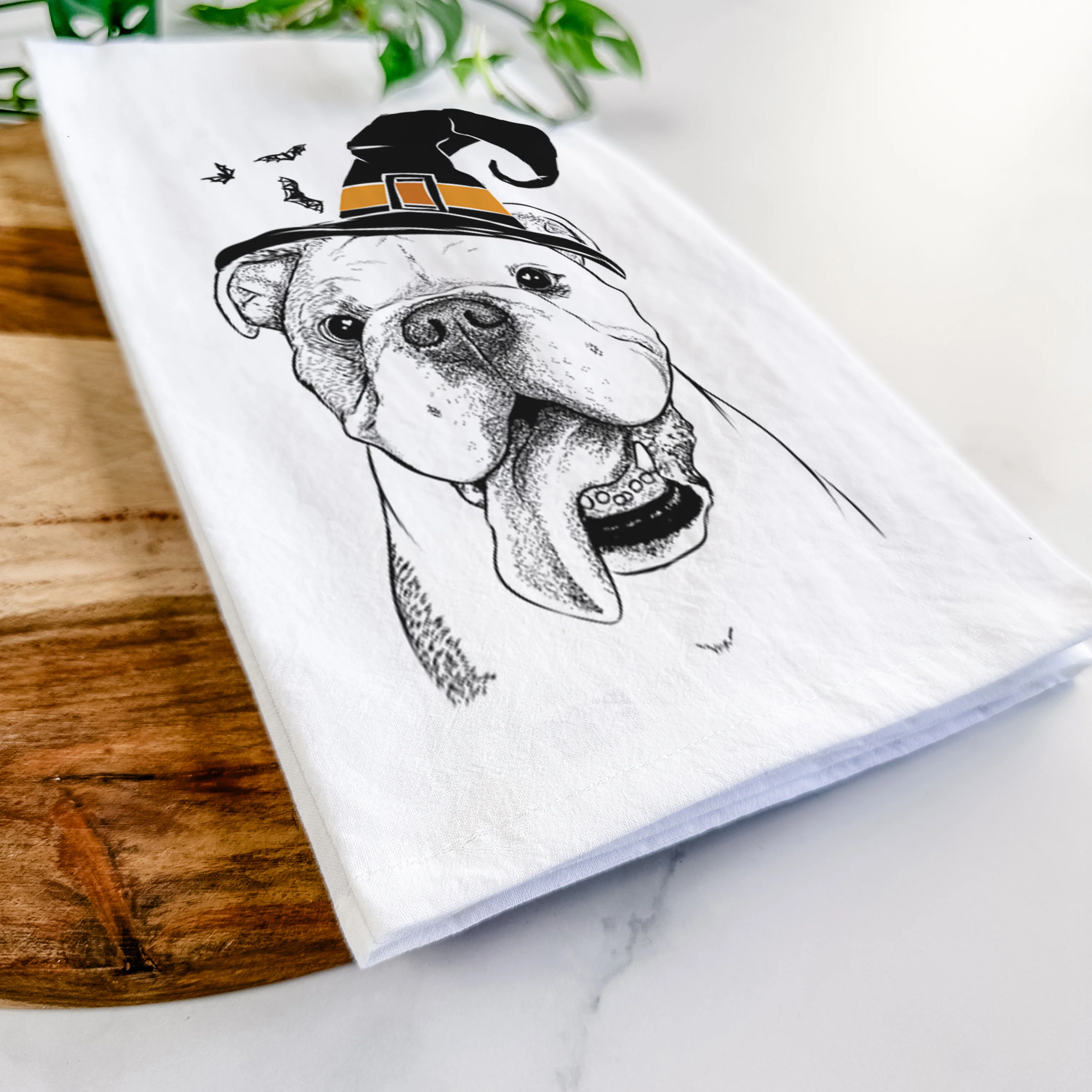 Hank the English Bulldog Tea Towel - Image 8