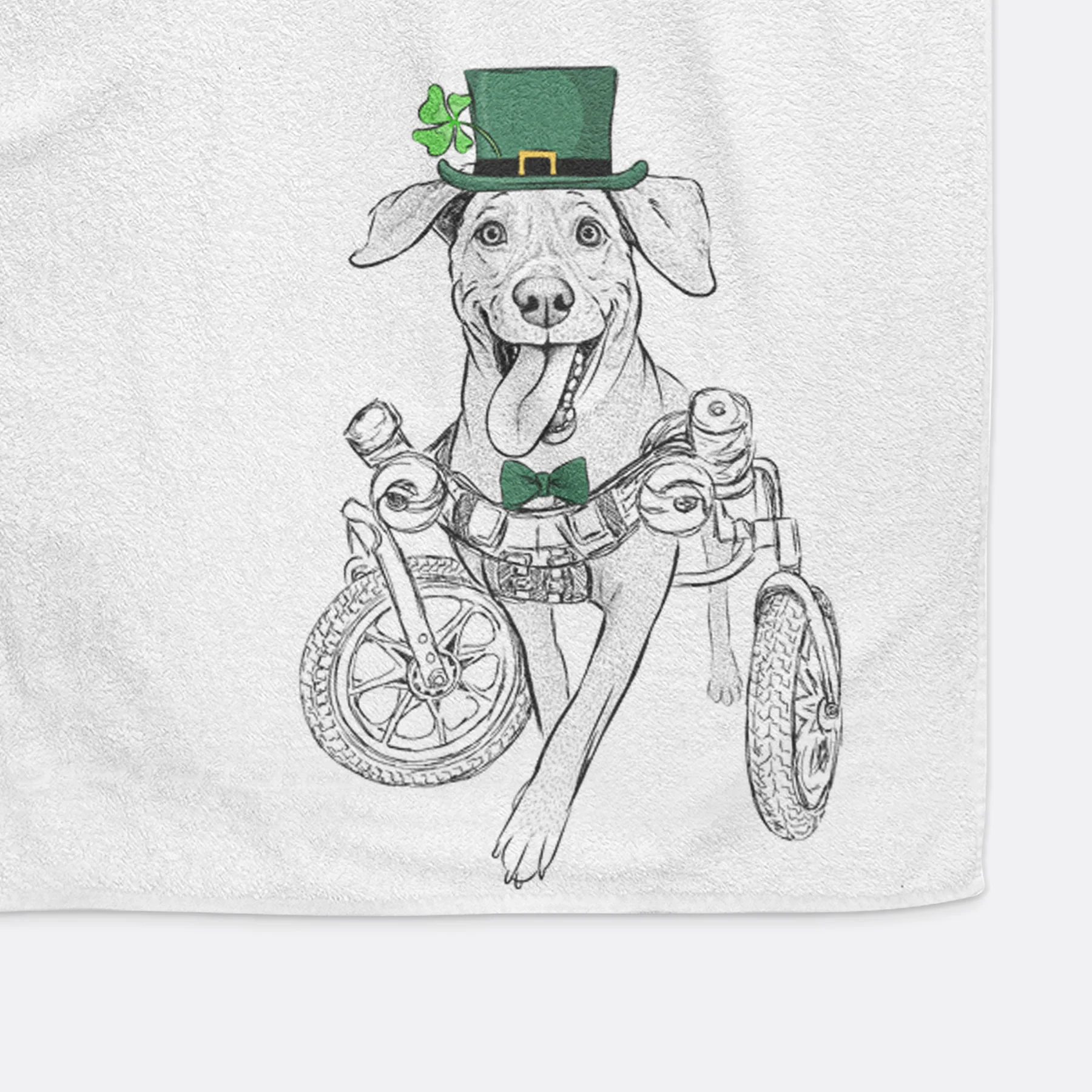 Hannah the Pitbull Mix Decorative Hand Towel - Image 14