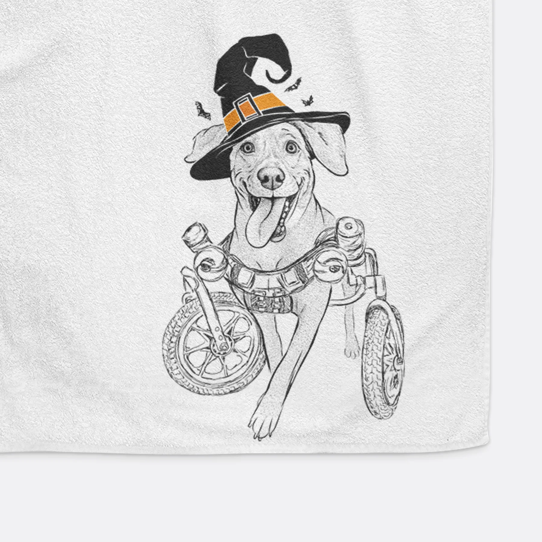 Hannah the Pitbull Mix Decorative Hand Towel - Image 9